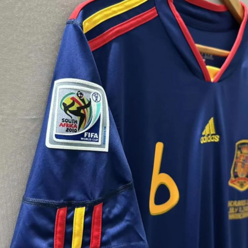 2010 Spain away retro jersey