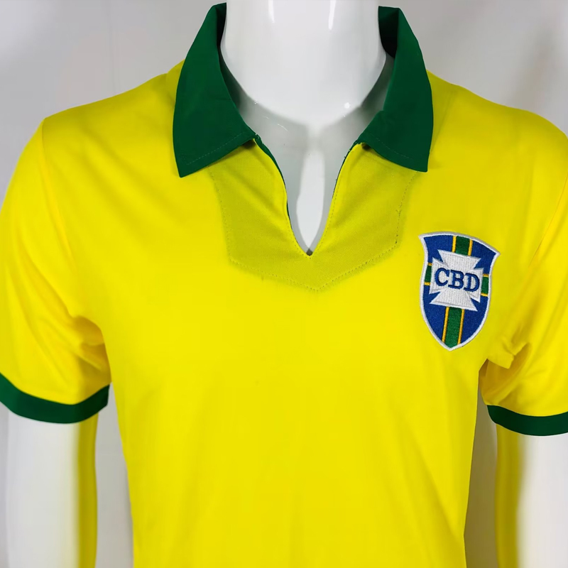 1950 Brazil Home Retro Jersey