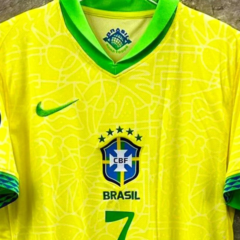 2024-2025 Brazil Home  Jersey