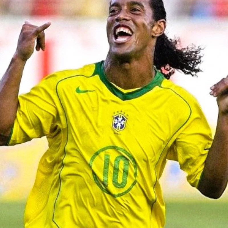 2004 Brazil home Retro Jersey