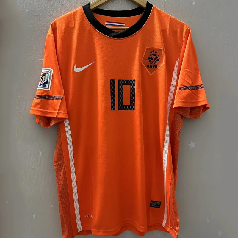 2010 Netherlands Home Retro Holland jersey