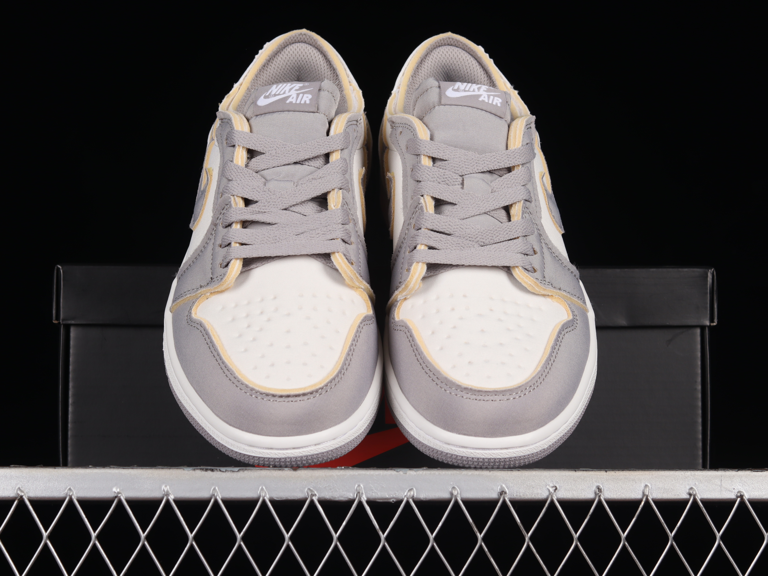 AJ1 White Grey ancient culture leisure sports shoes DN1635-002 40-46