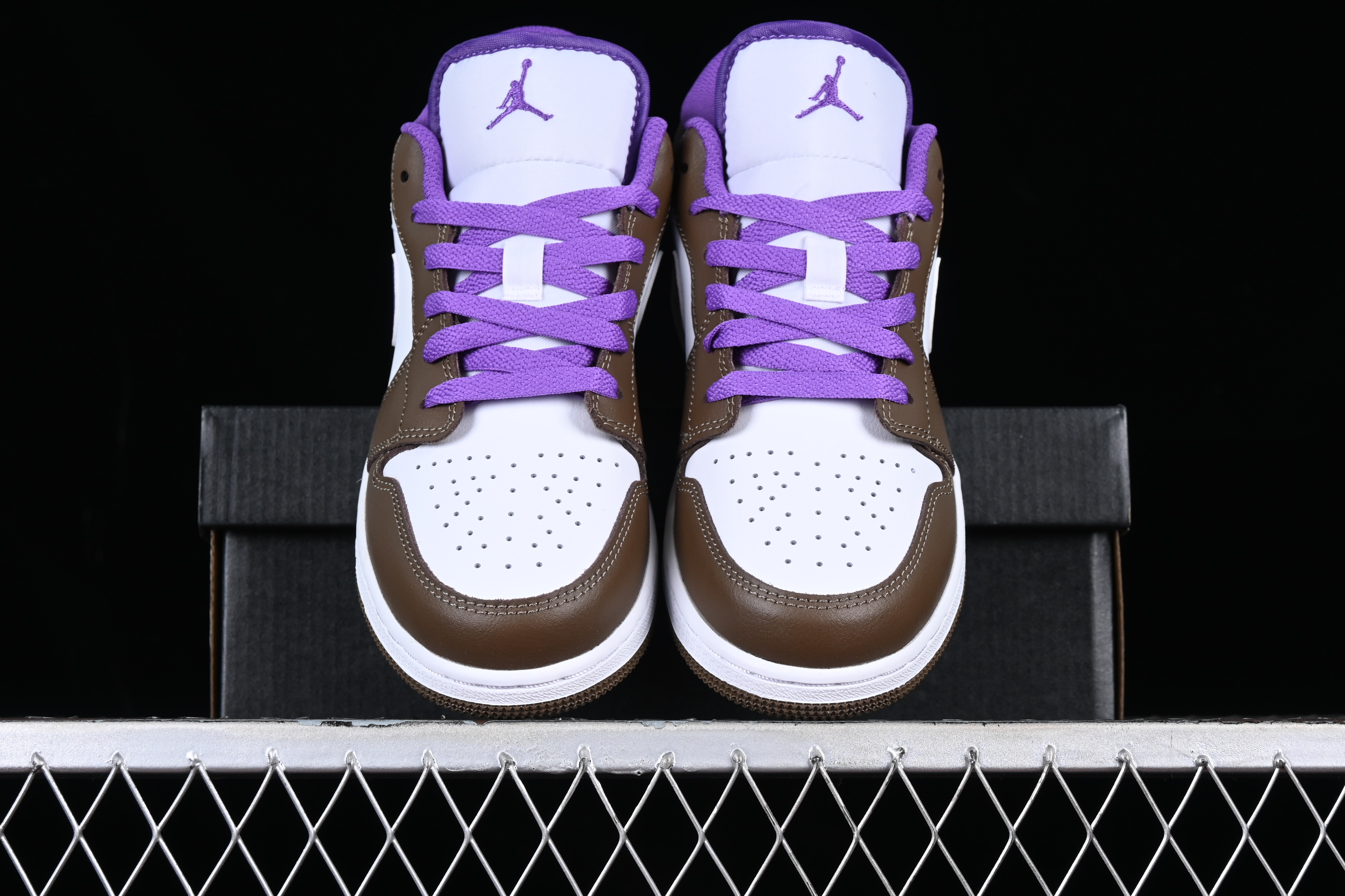AJ1 Moka Purple low-top Cultural Basketball Shoes 553560-215 35.5-40