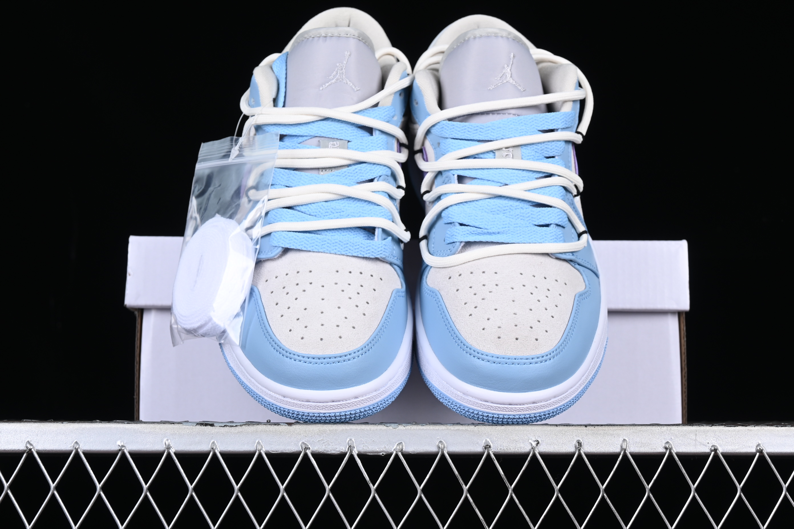 AJ1 University blue strap purple hook low-top basketball shoes DC0774-050 35.5-47.5