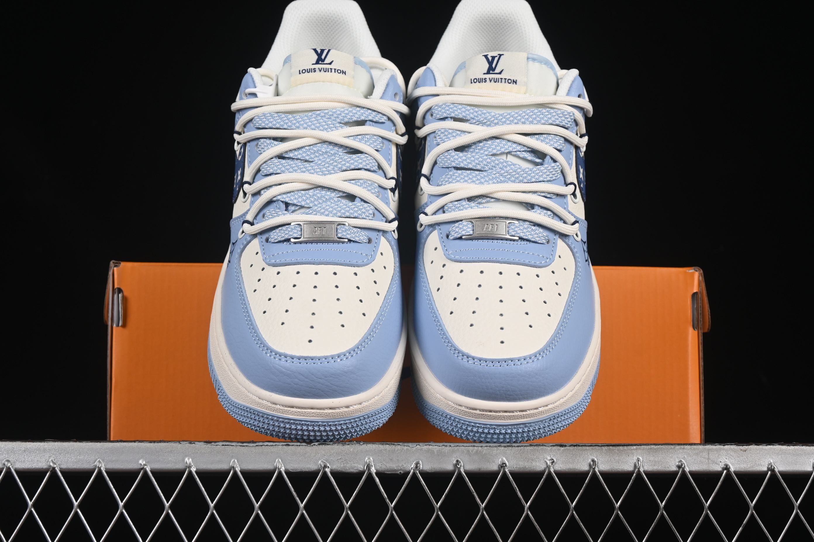 Air Force 1'07 Low LV Collaboration University Blue drawstring DM6868-059 36-45