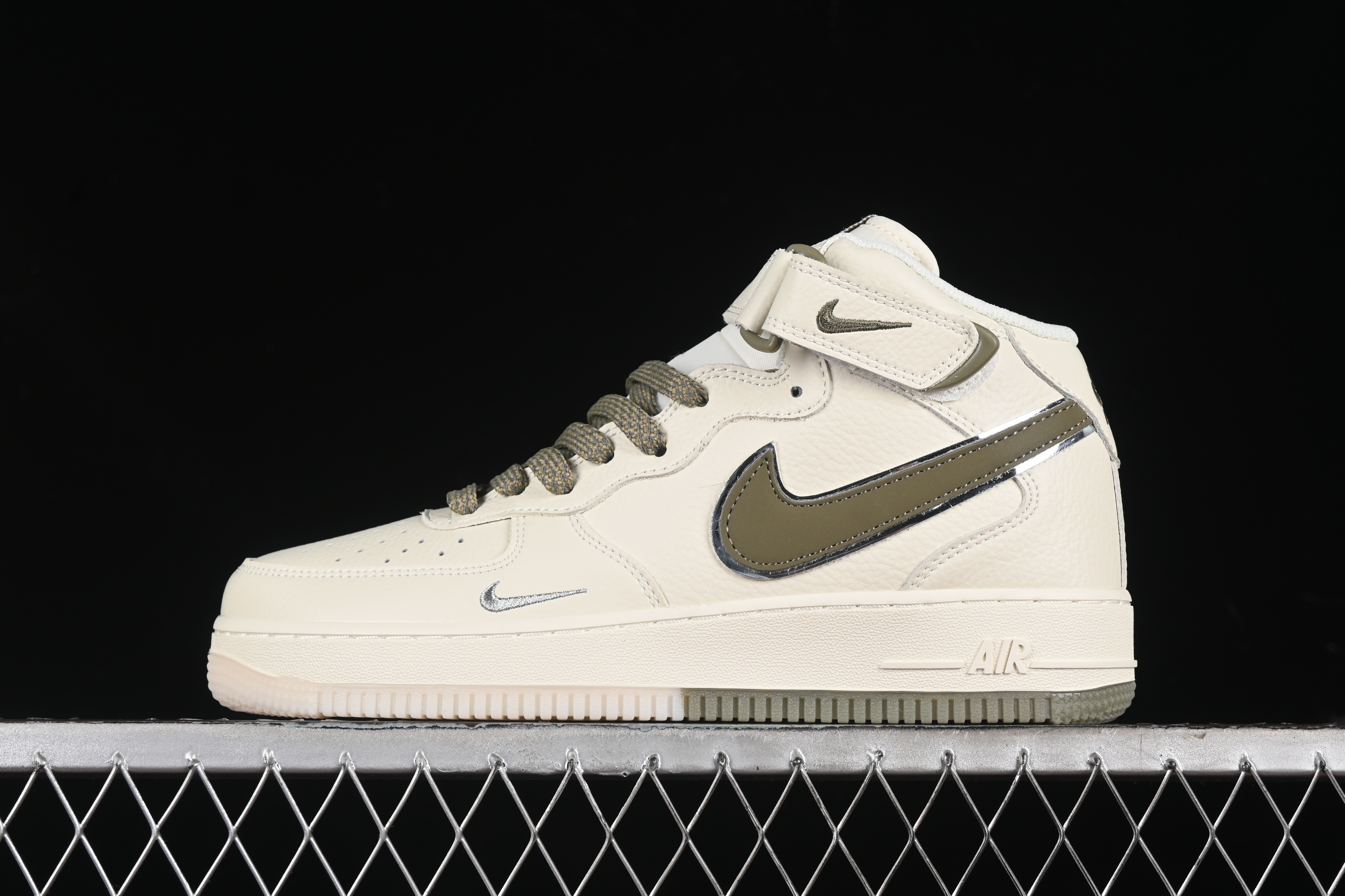 Nk Air Force 1'07 Mid Mid Starry Sky Force No. 1 mid-top casual sneakers
