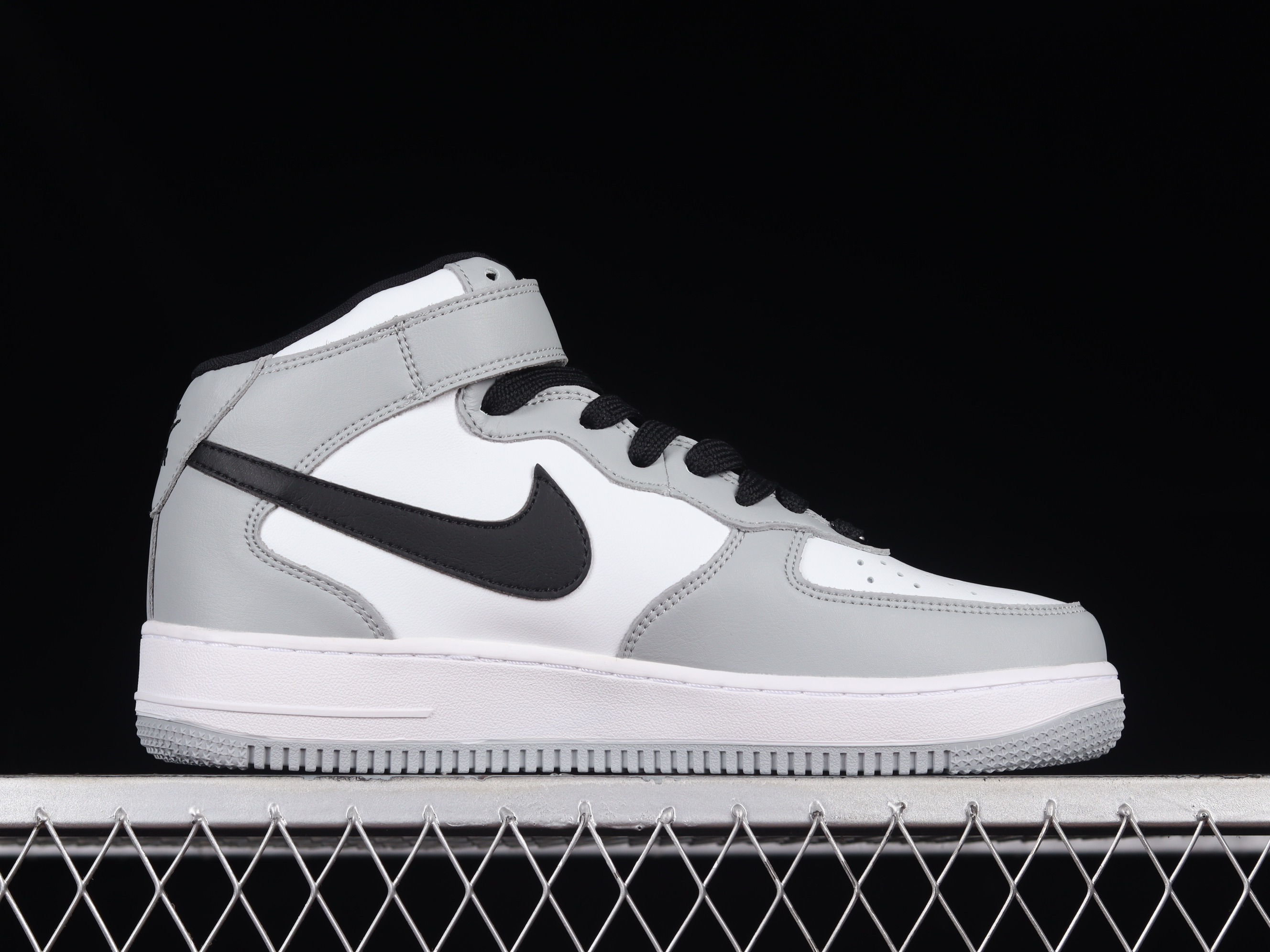 Nk Air Force 1'07 Mid Beige grey Air Force One mid-top Classic casual sneakers
