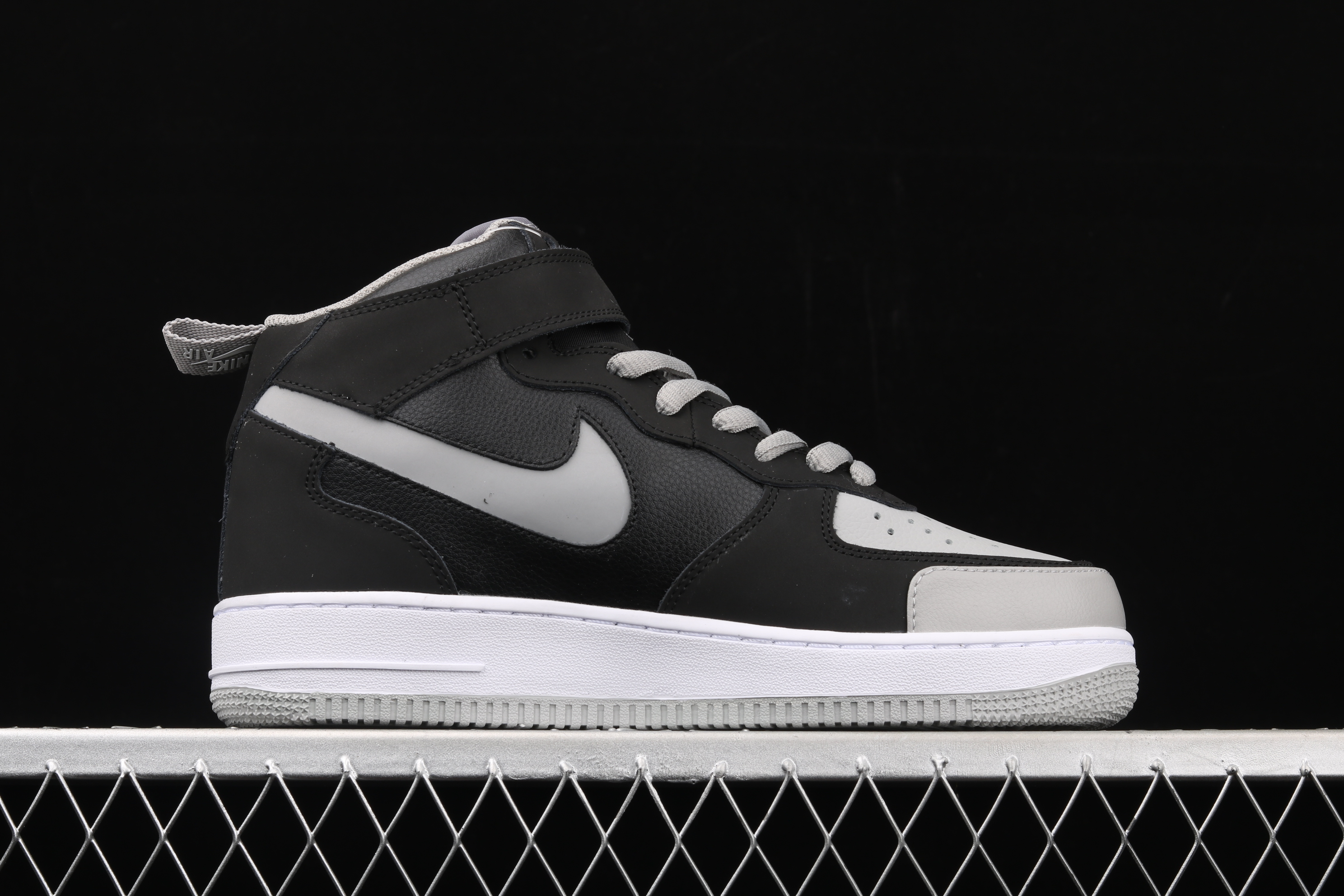 Nk Air Force 1 Mid Shadow Grey Air Force One Chinese Casual Board Shoes