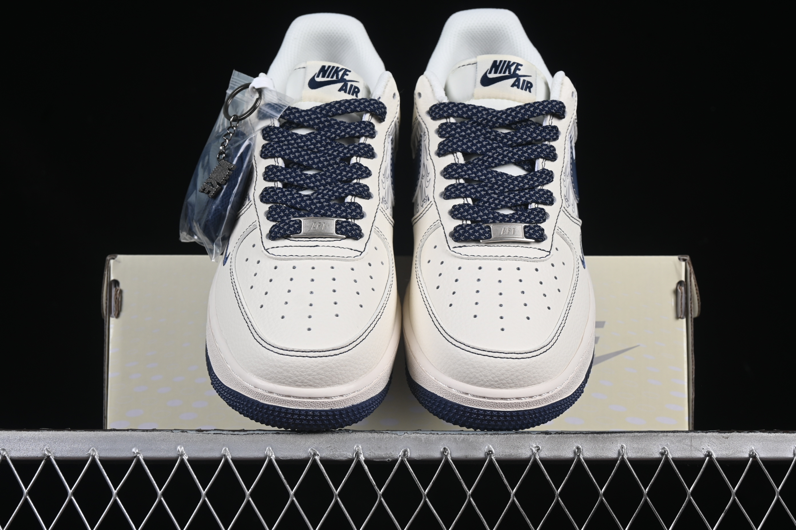 Air Force 1'07 Low Nike Collaboration Deep Blue Multiple Hook HH7518-069 36-45