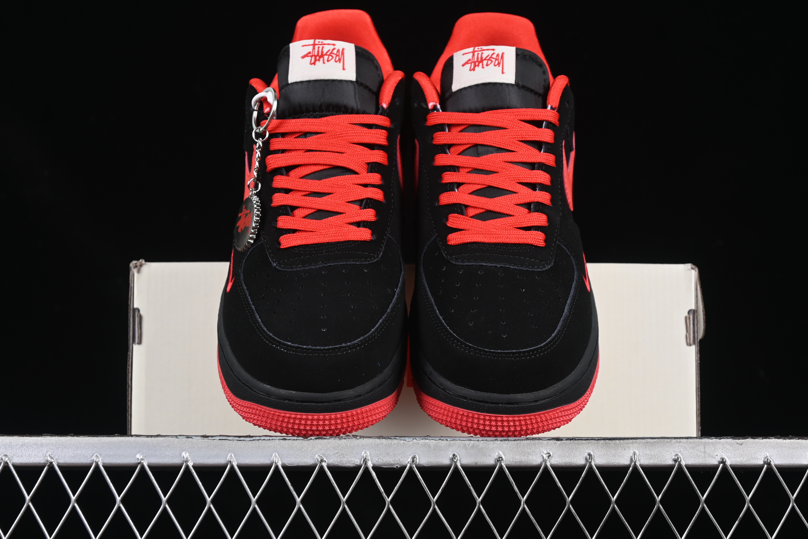 Air Force 1'07 Low Stussy Collaboration Passion Orange DF0188-044 36-45