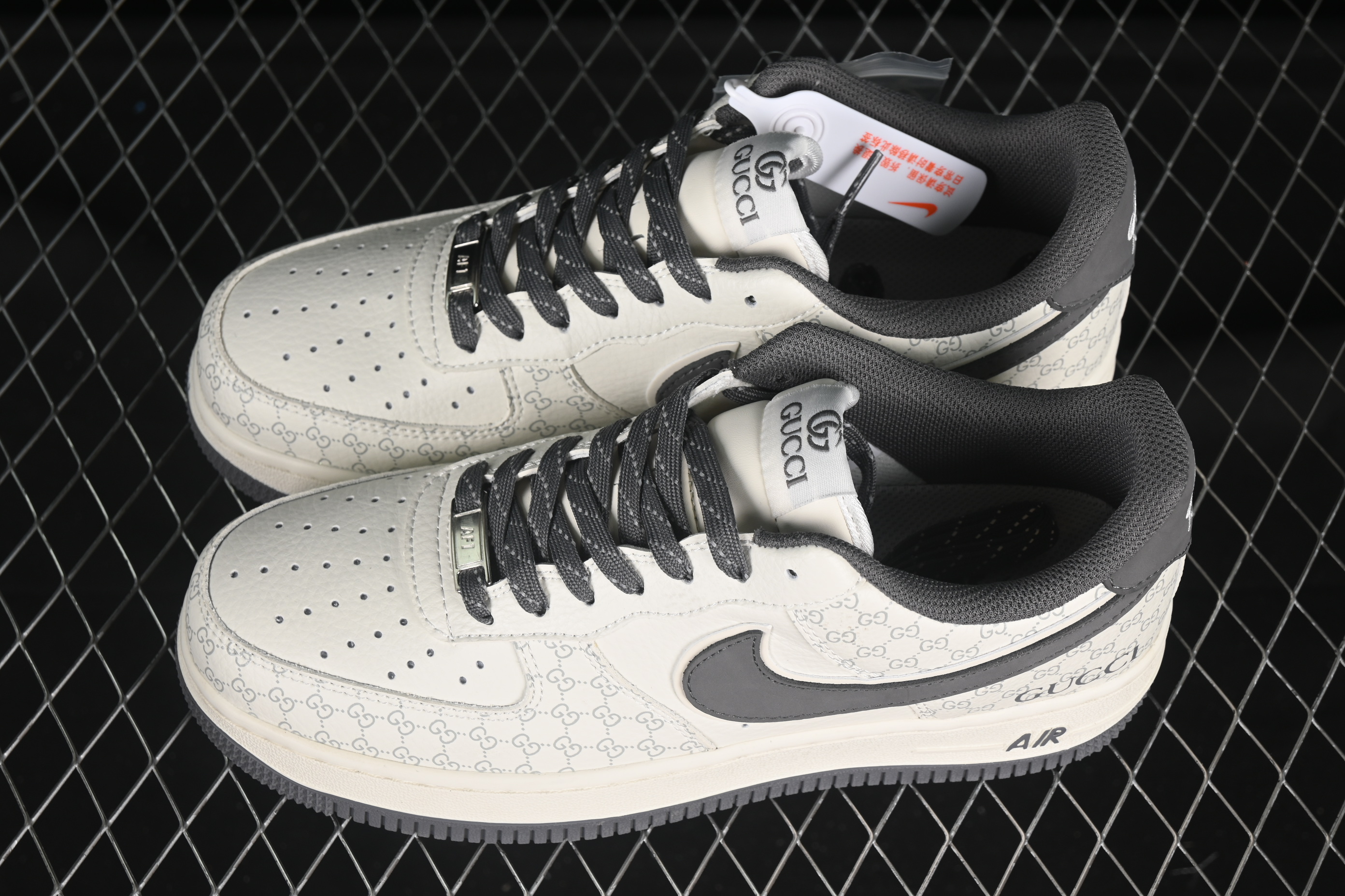 Air Force 1'07 Low Gucci Collaboration Classic Grey Pattern CS5288-003 36-45