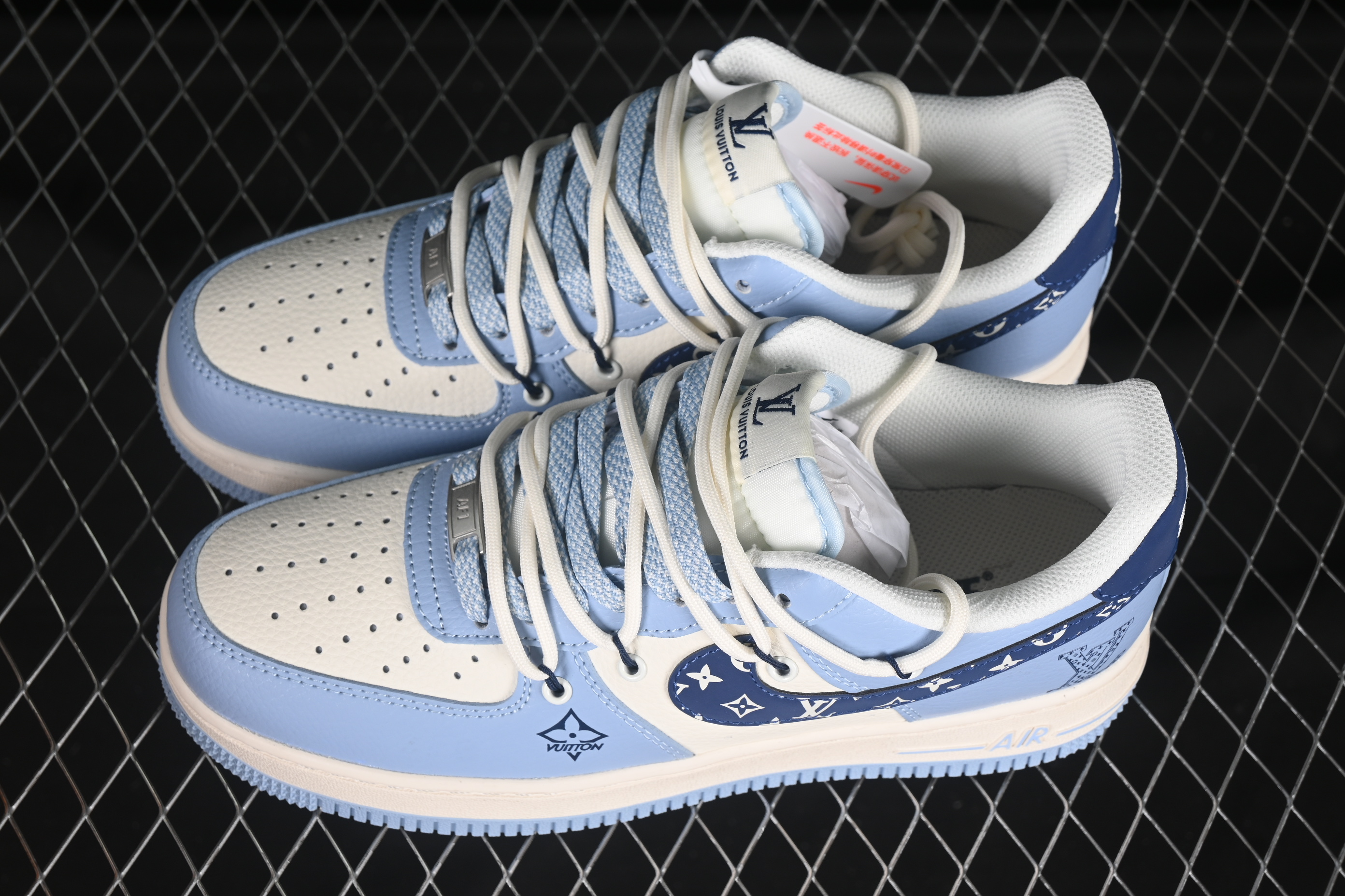 Air Force 1'07 Low LV Collaboration University Blue drawstring DM6868-059 36-45