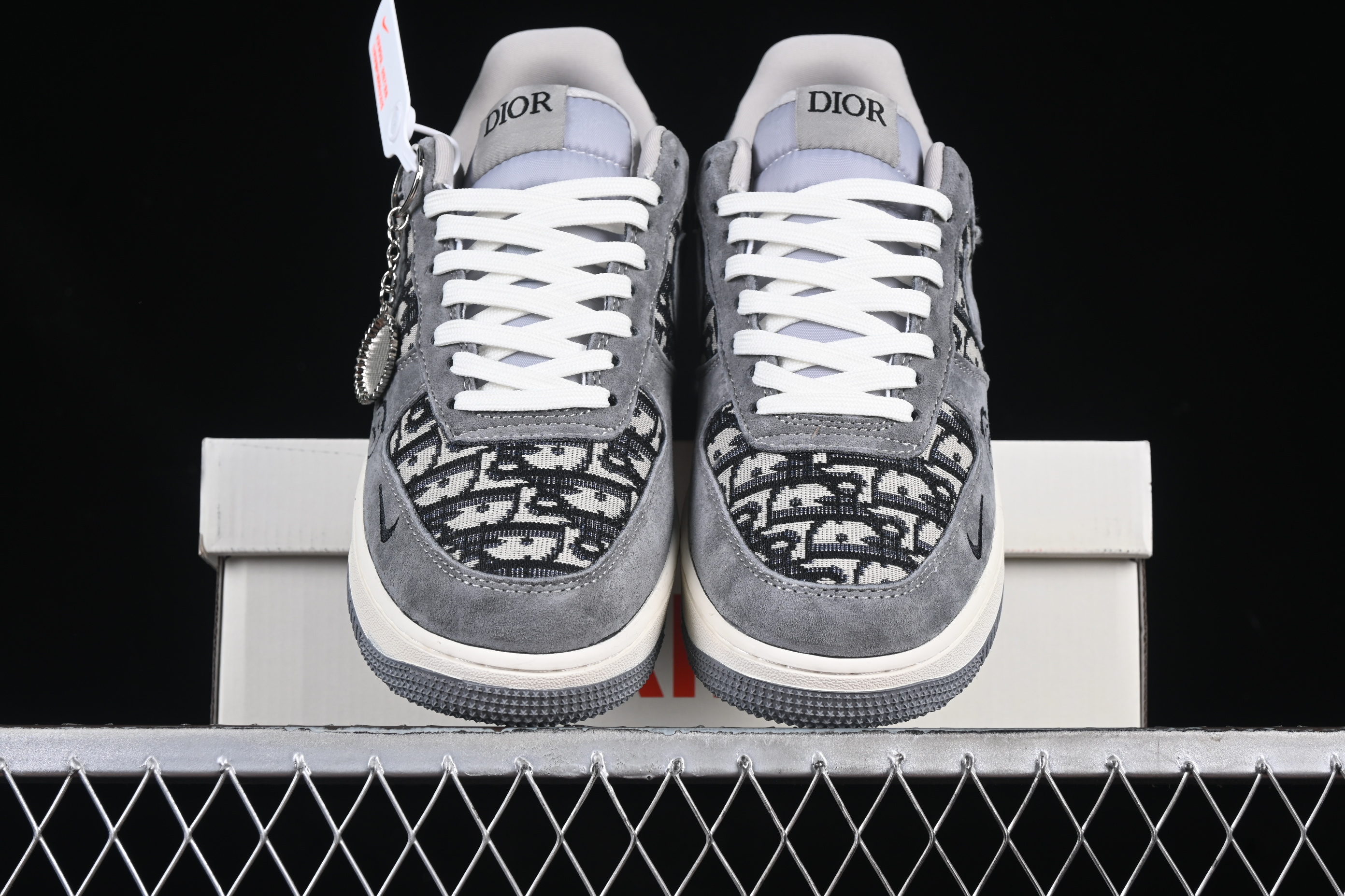 Air Force 1'07 Low Dior Collaboration Grey Knitted Ghost Face KK1988-056 36-45