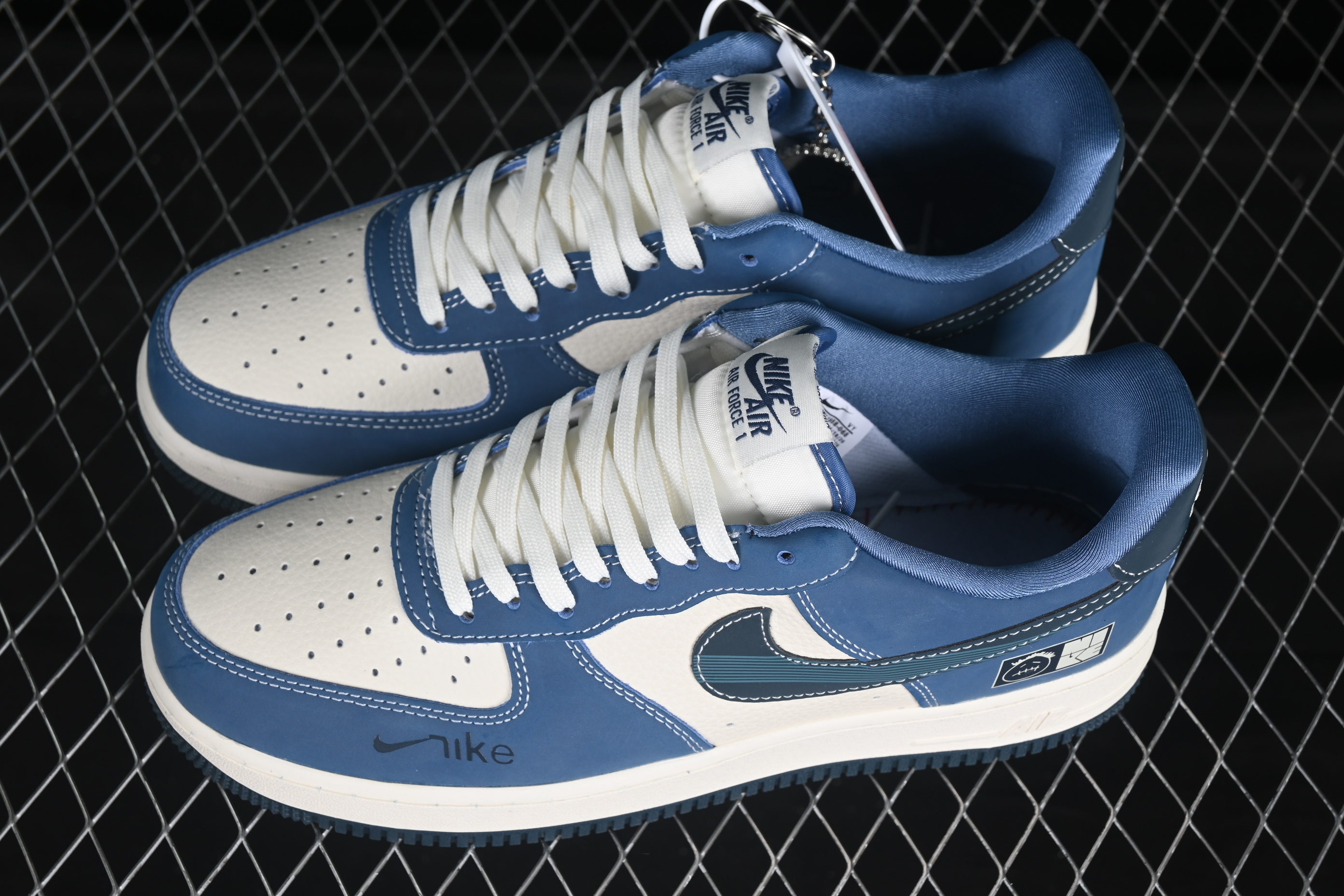 Air Force 1'07 Low Nike Collaboration White and Blue Ghostface KK1988-068 36-45