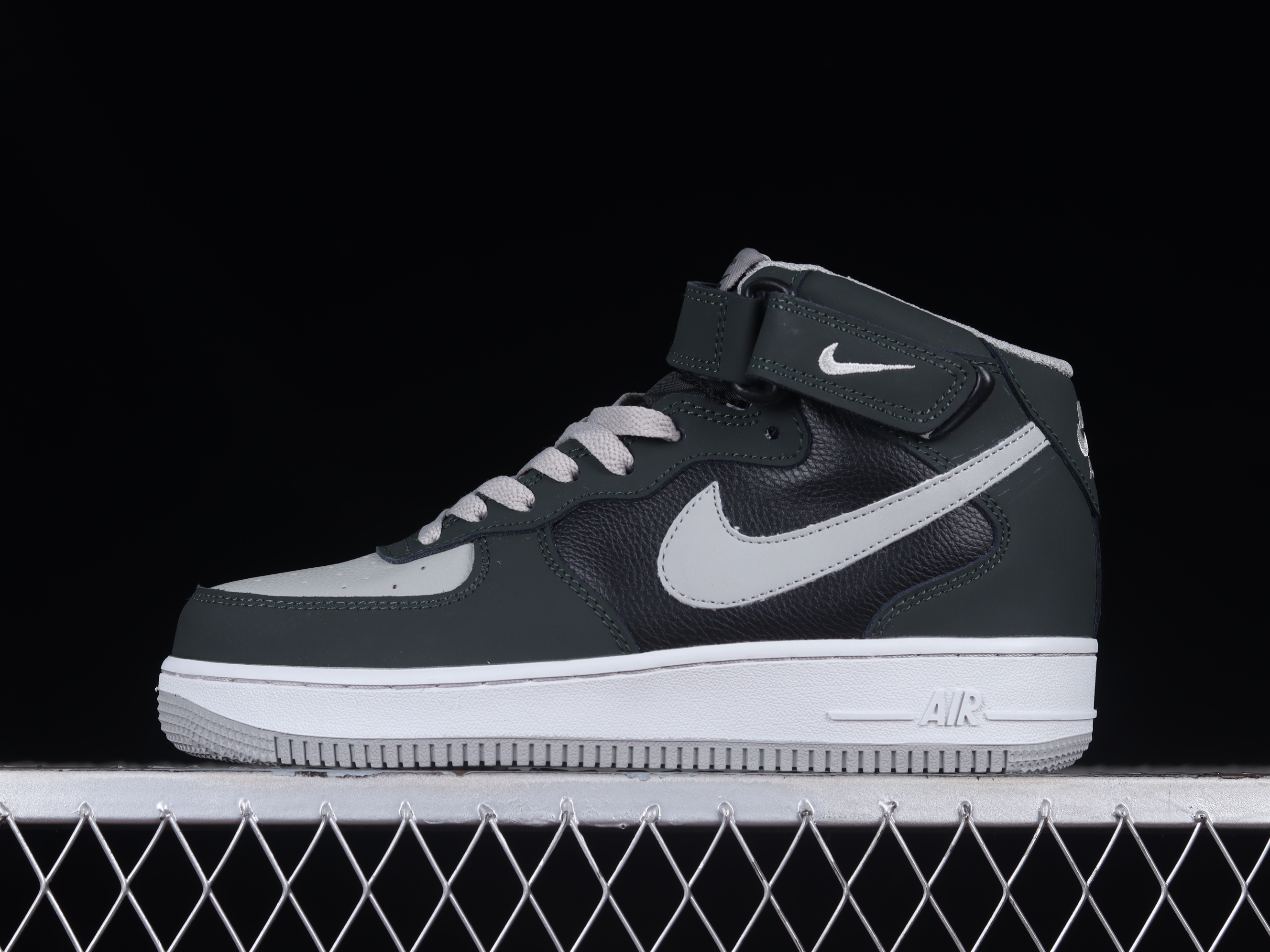 Nk Air Force 1'07 Mid Shadow Grey Air Force One mid-top Trendy Versatile Casual sports Sneakers