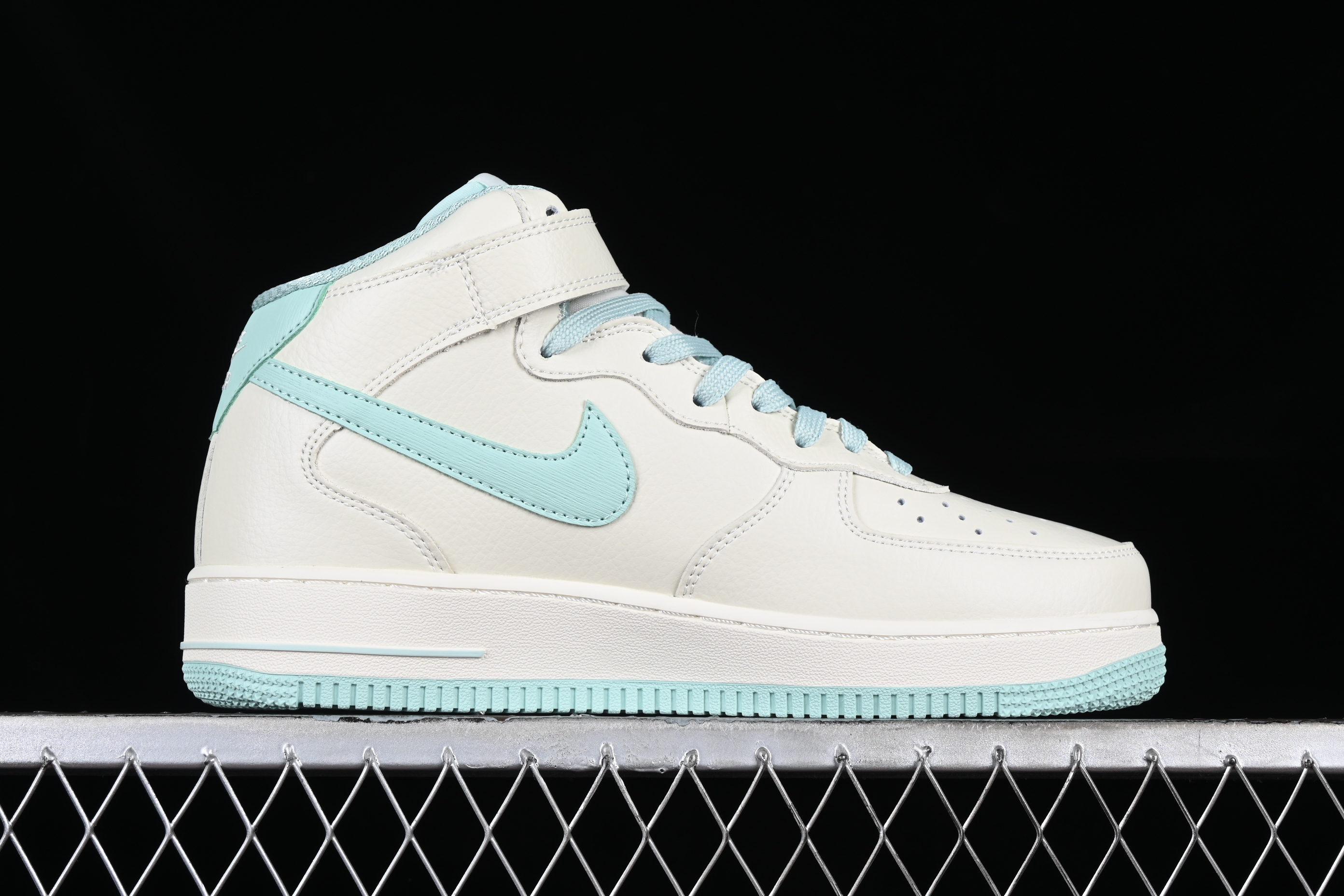 Nk Air Force 1'07 Mid Mid ice blue colorway Air Force One Zhongbang Casual sneakers