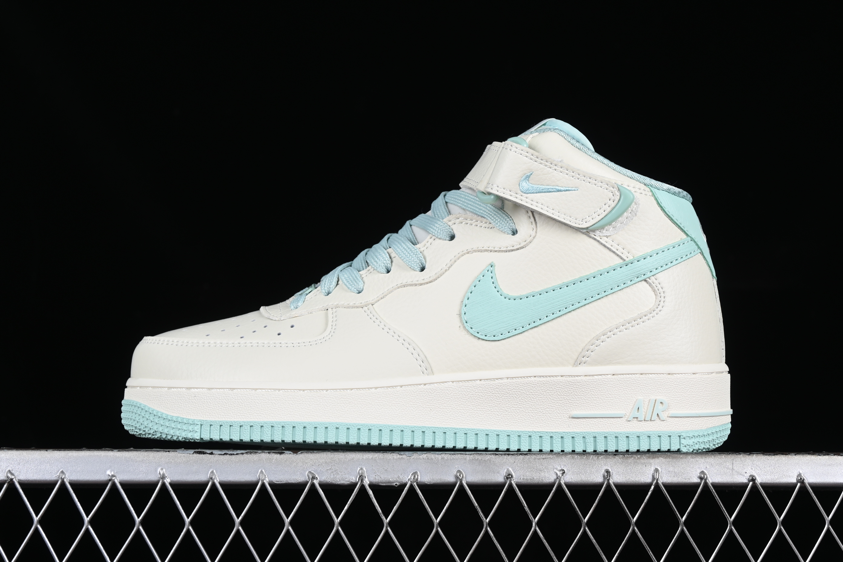 Nk Air Force 1'07 Mid Mid ice blue colorway Air Force One Zhongbang Casual sneakers