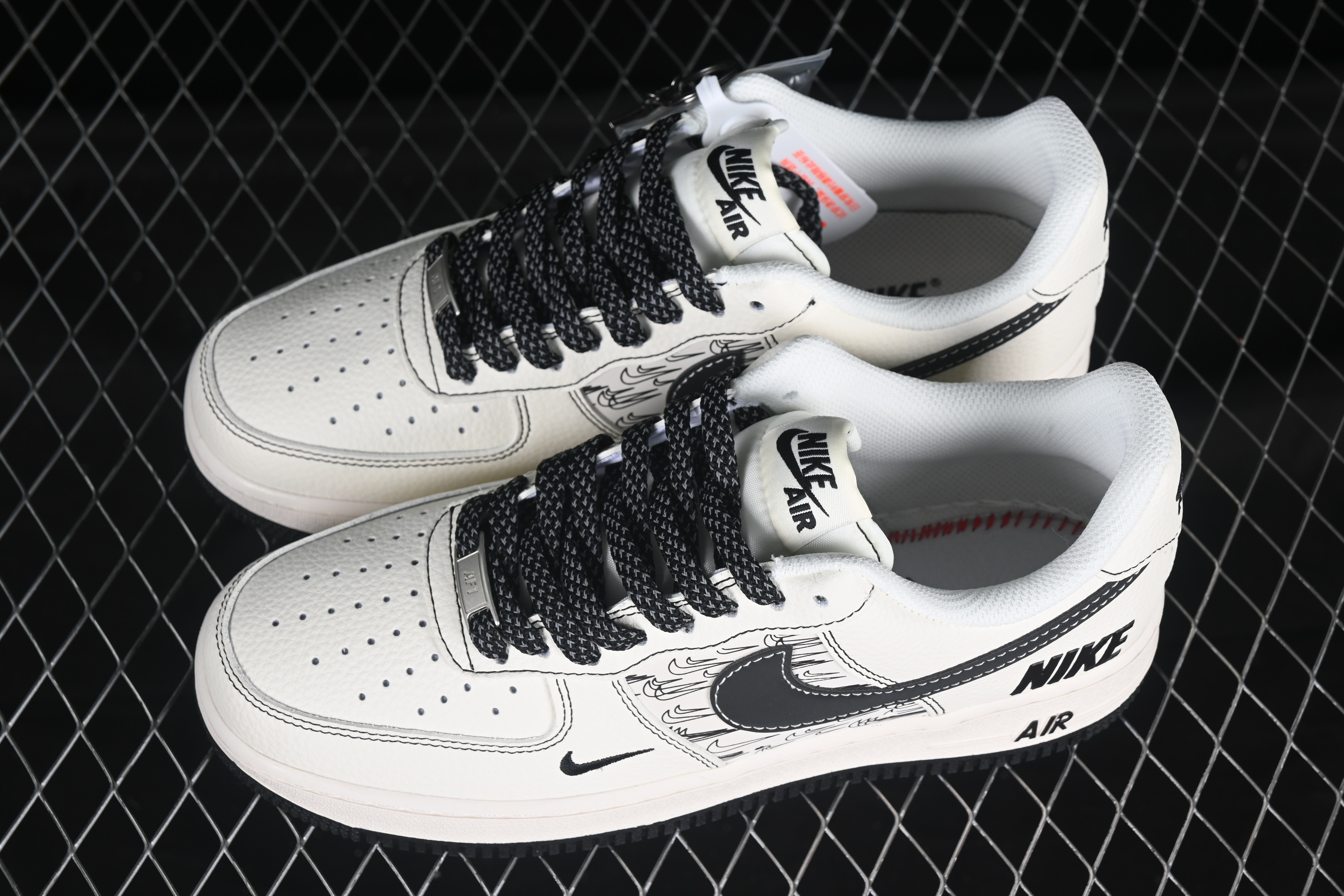 Air Force 1'07 Low Nike Collaboration Beige Multiple Hook HH7518-068 36-45