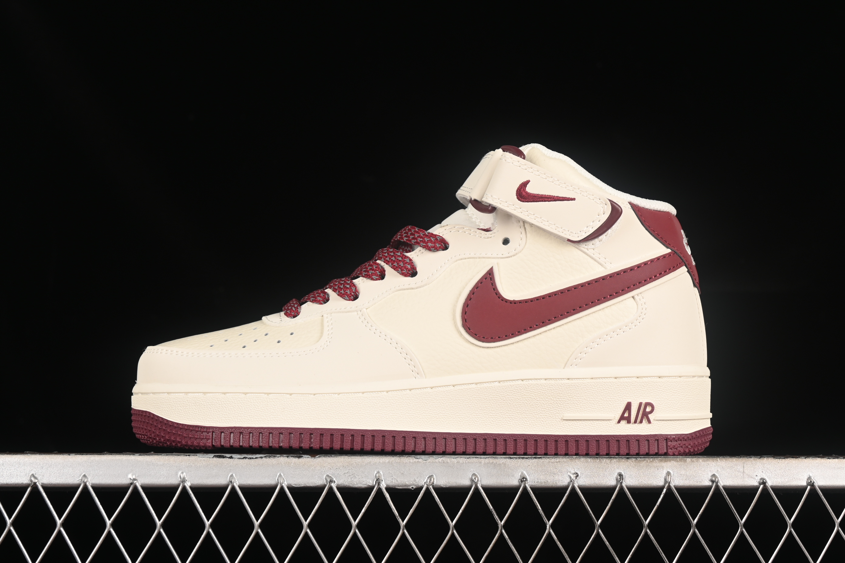 Nk Air Force 1'07 Mid Beige Starry Sky Air Force No. 1 mid-top casual sneakers