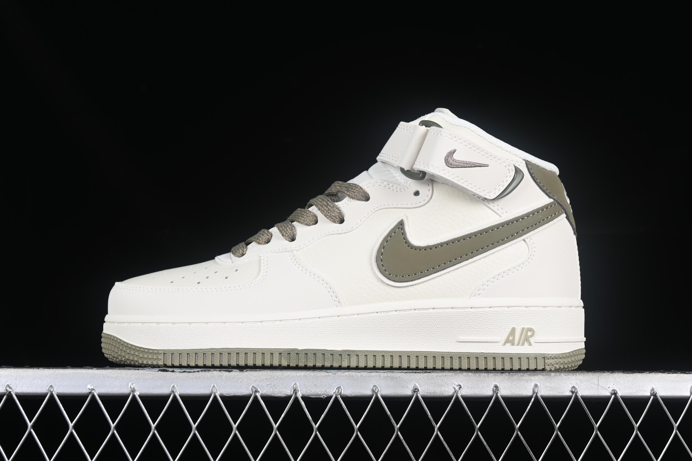 Nk Air Force 1'07 Mid Beige Starry Sky Sky Air Force No. 1 mid-top casual sneakers