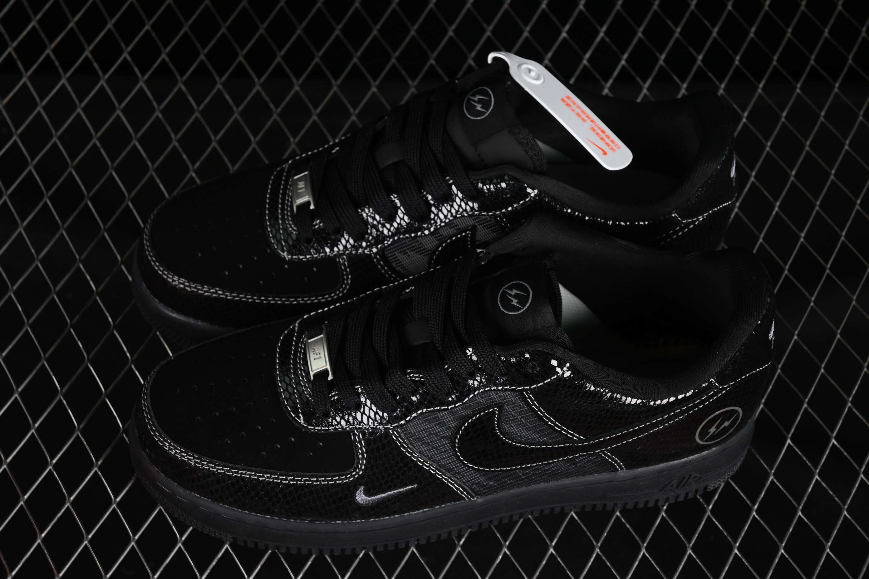 Air Force 1'07 Low Lightning Collaboration Black Snake Scale SC9207-529 36-45