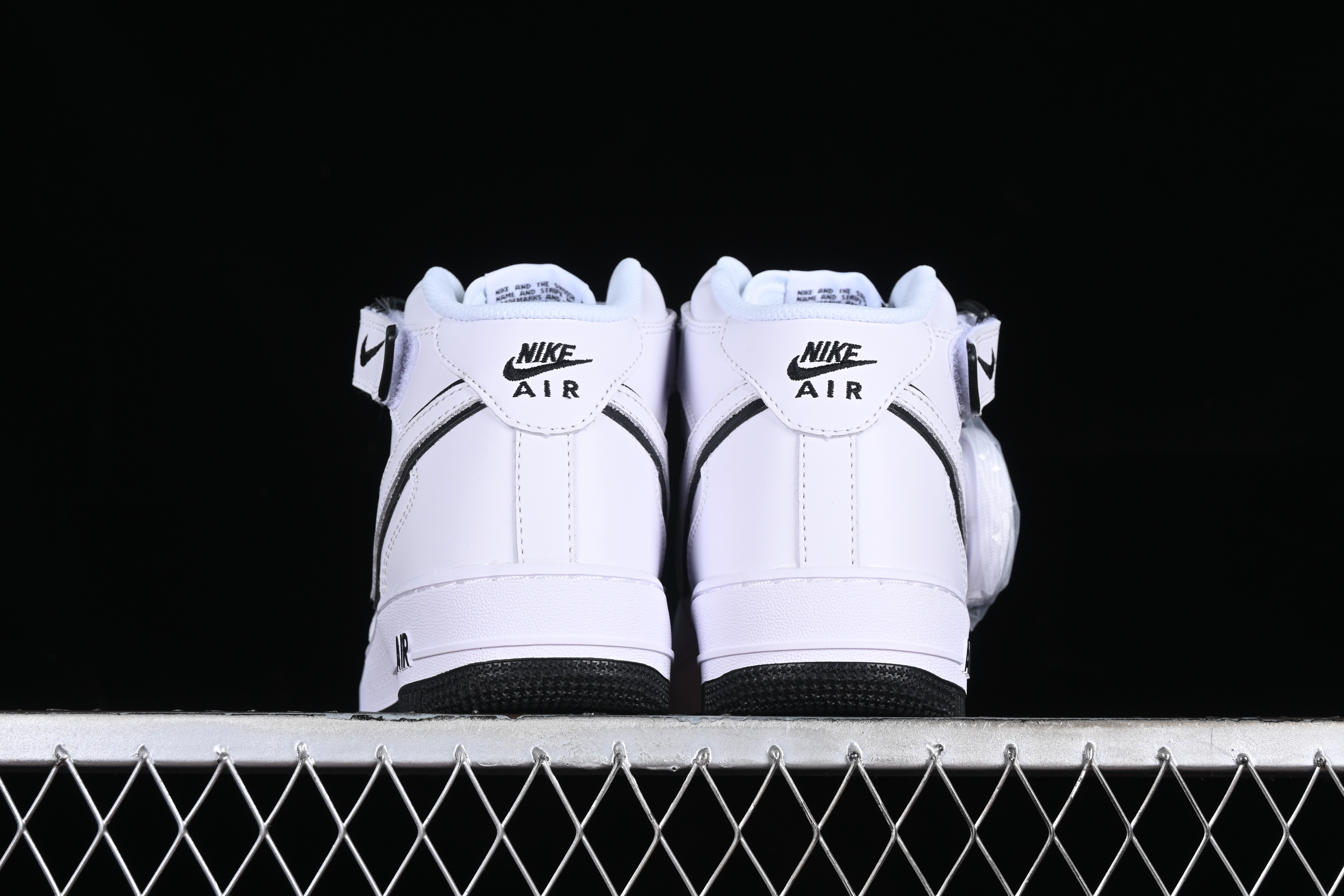 Nk Air Force 1'07 Mid Beige Black high-top Sky Star Army No. 1 mid-top casual sneakers