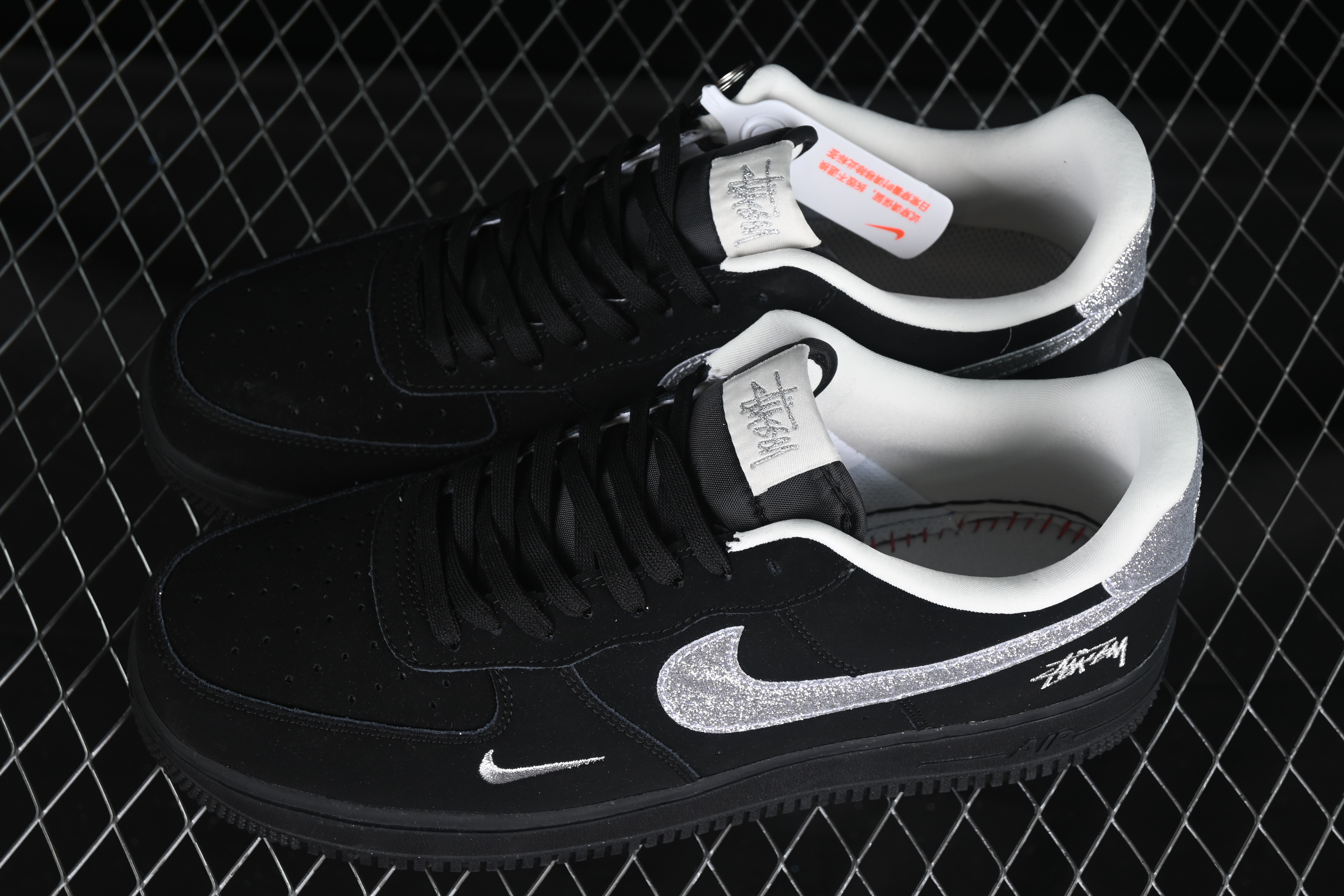 Air Force 1'07 Low Stussy Collaboration Silver Hook Starry Sky DF0188-043 36-45