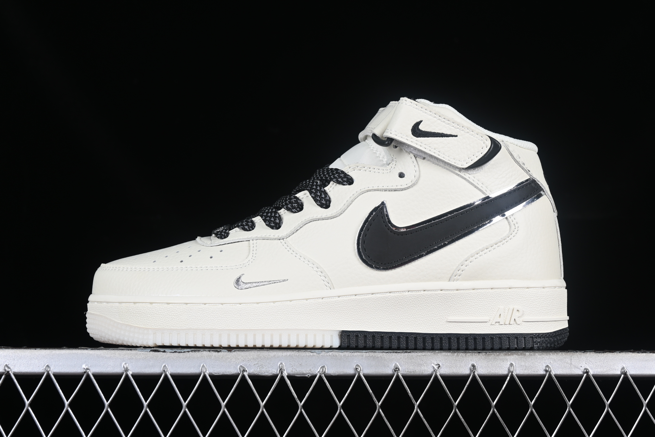 Nk Air Force 1'07 Mid Beige two-tone sole Full Sky Star Air Force No. 1 mid-top casual sneakers