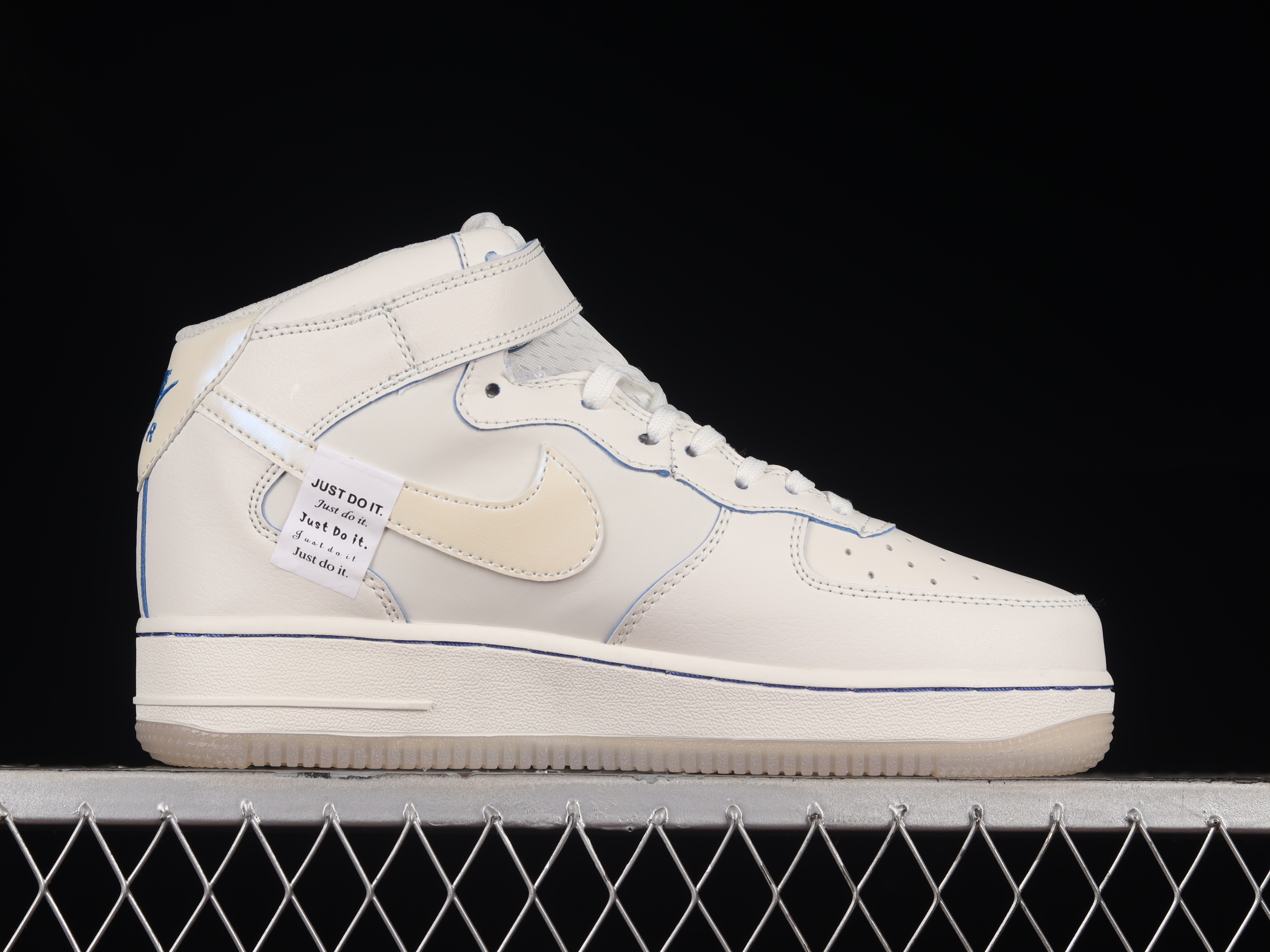 Nk Air Force 1'07 Mid Pearl White Pearl White Air Force No. 1 mid-top casual sneakers