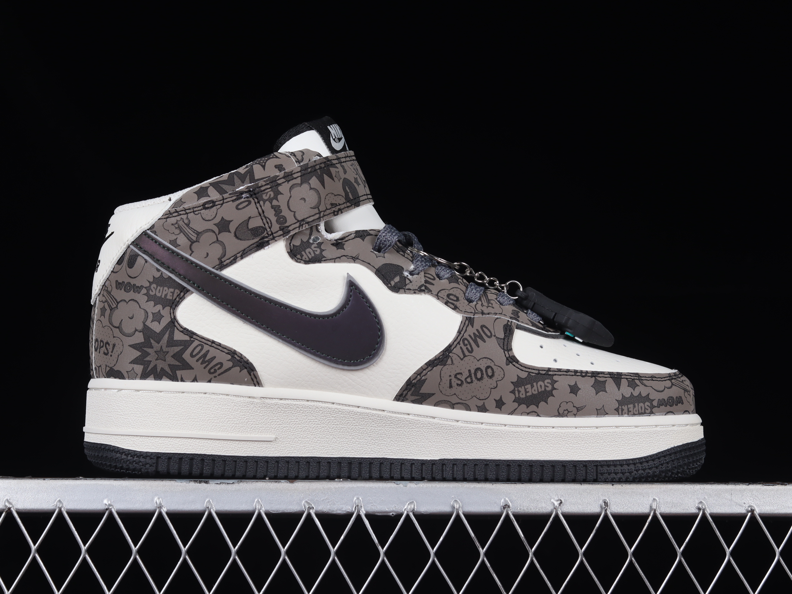 Nk Air Force 1'07 Mid Hacker Theme Air Force One Chinese Casual sneakers