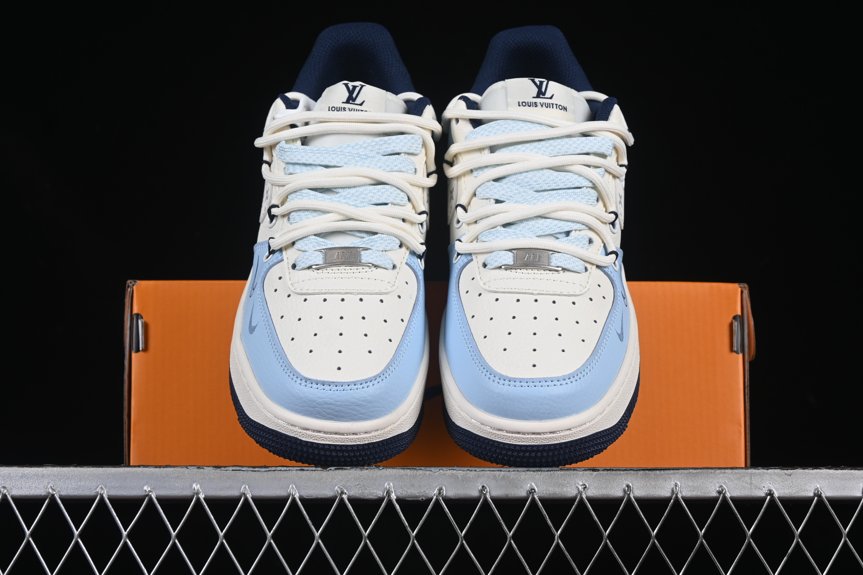 Air Force 1'07 Low LV collaboration University Blue drawstring DM6868-058 36-45