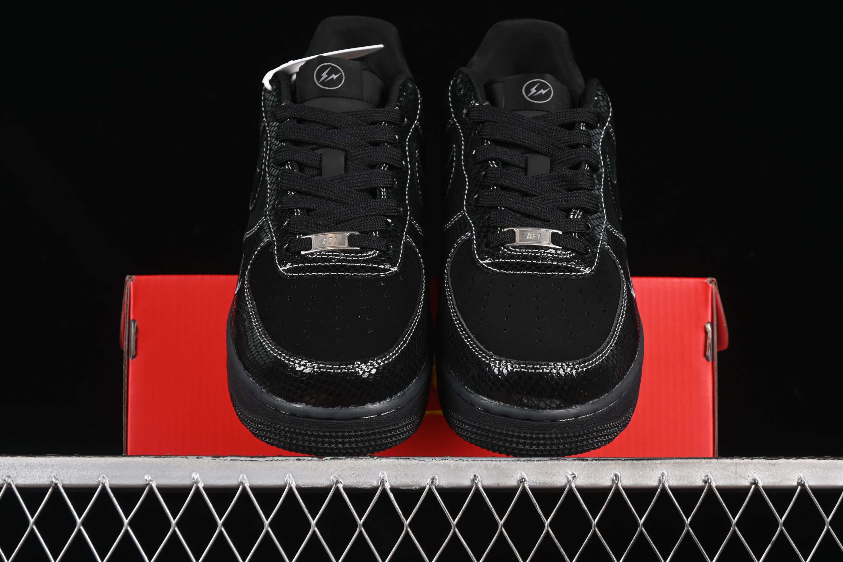 Air Force 1'07 Low Lightning Collaboration Black Snake Scale SC9207-529 36-45