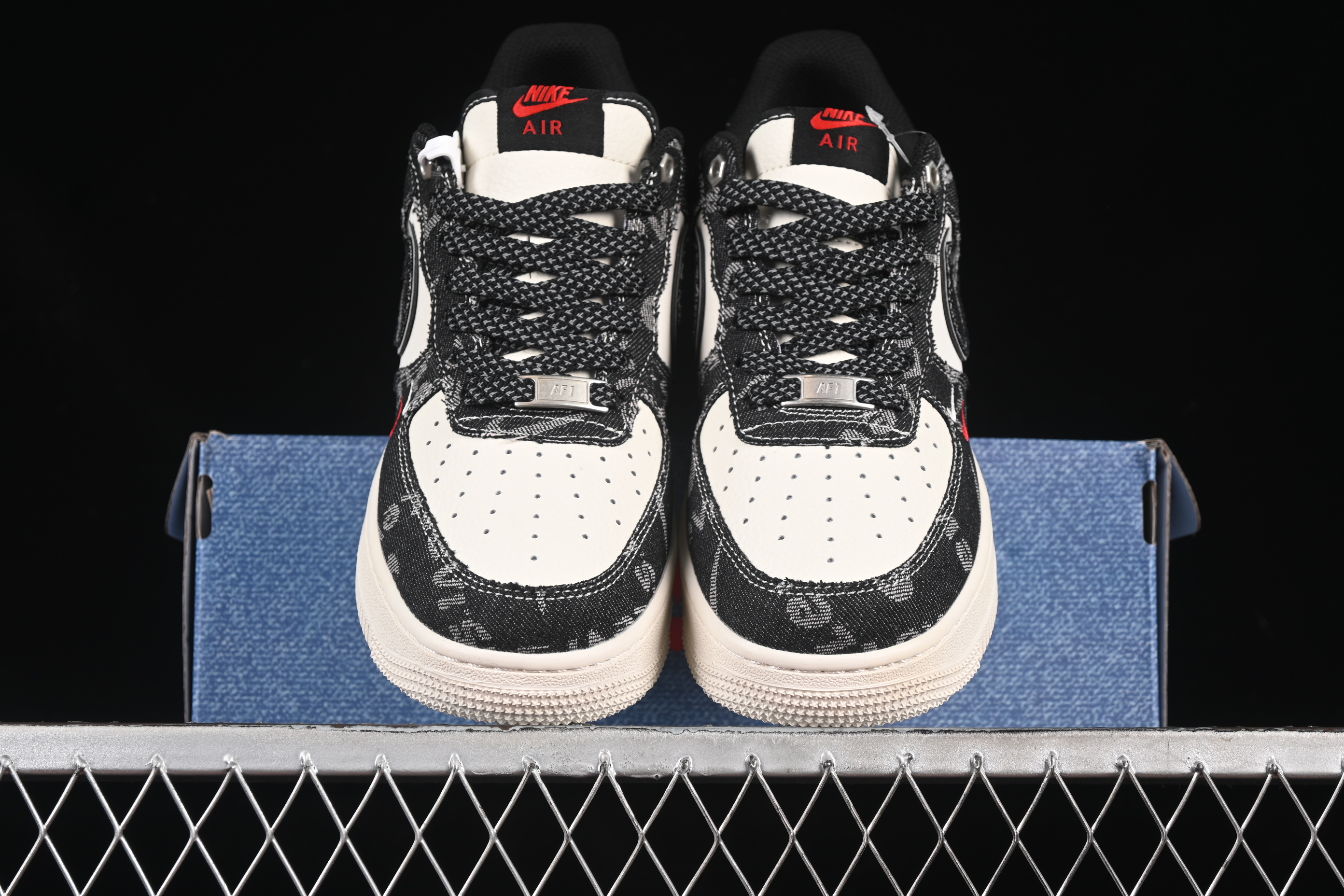 Air Force 1'07 Low Levi's co-branded double-piece black denim YX5066-312 36-45