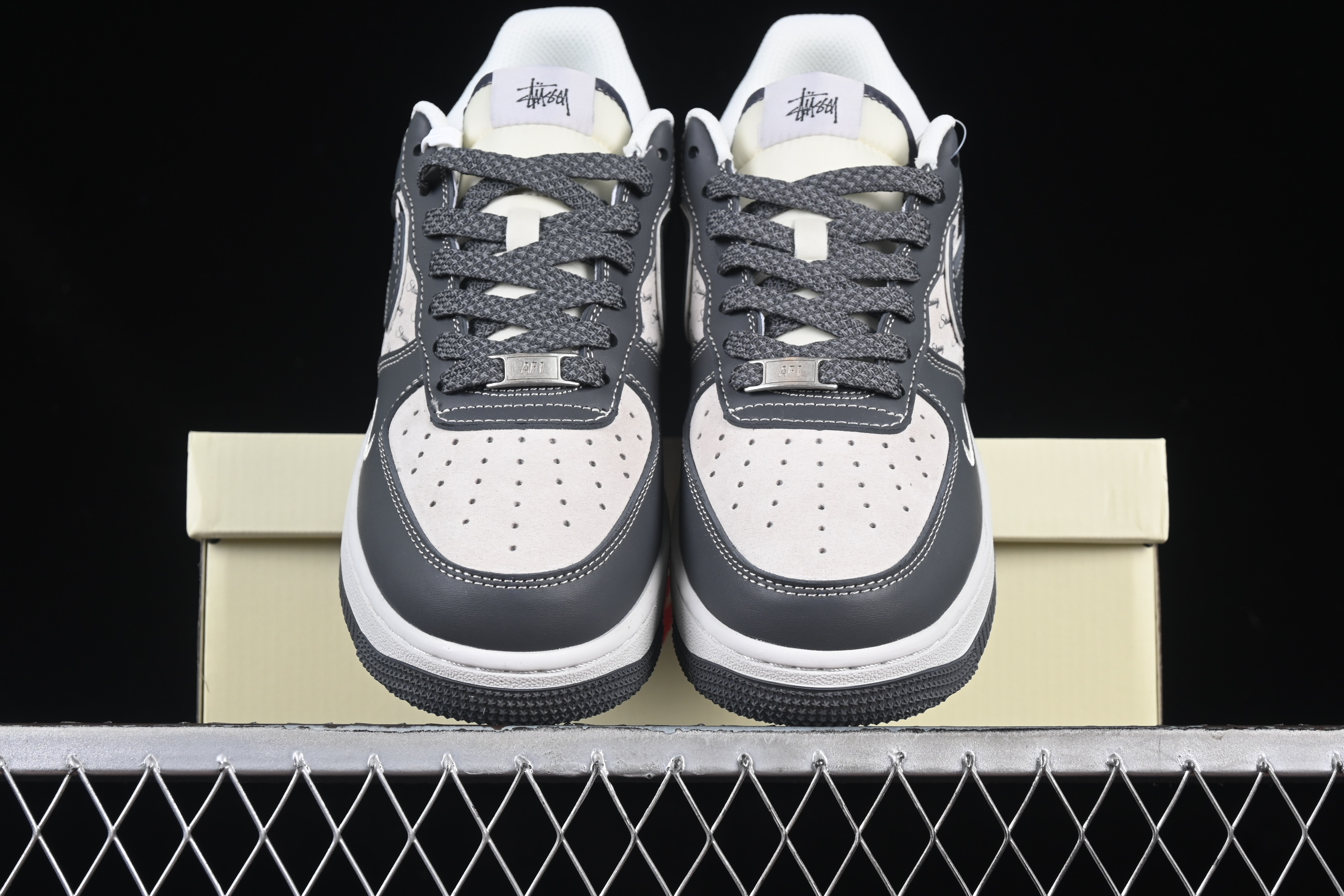 Air Force 1'07 Low Stussy Collaboration Starlight Gray XZ6188-229 36-45