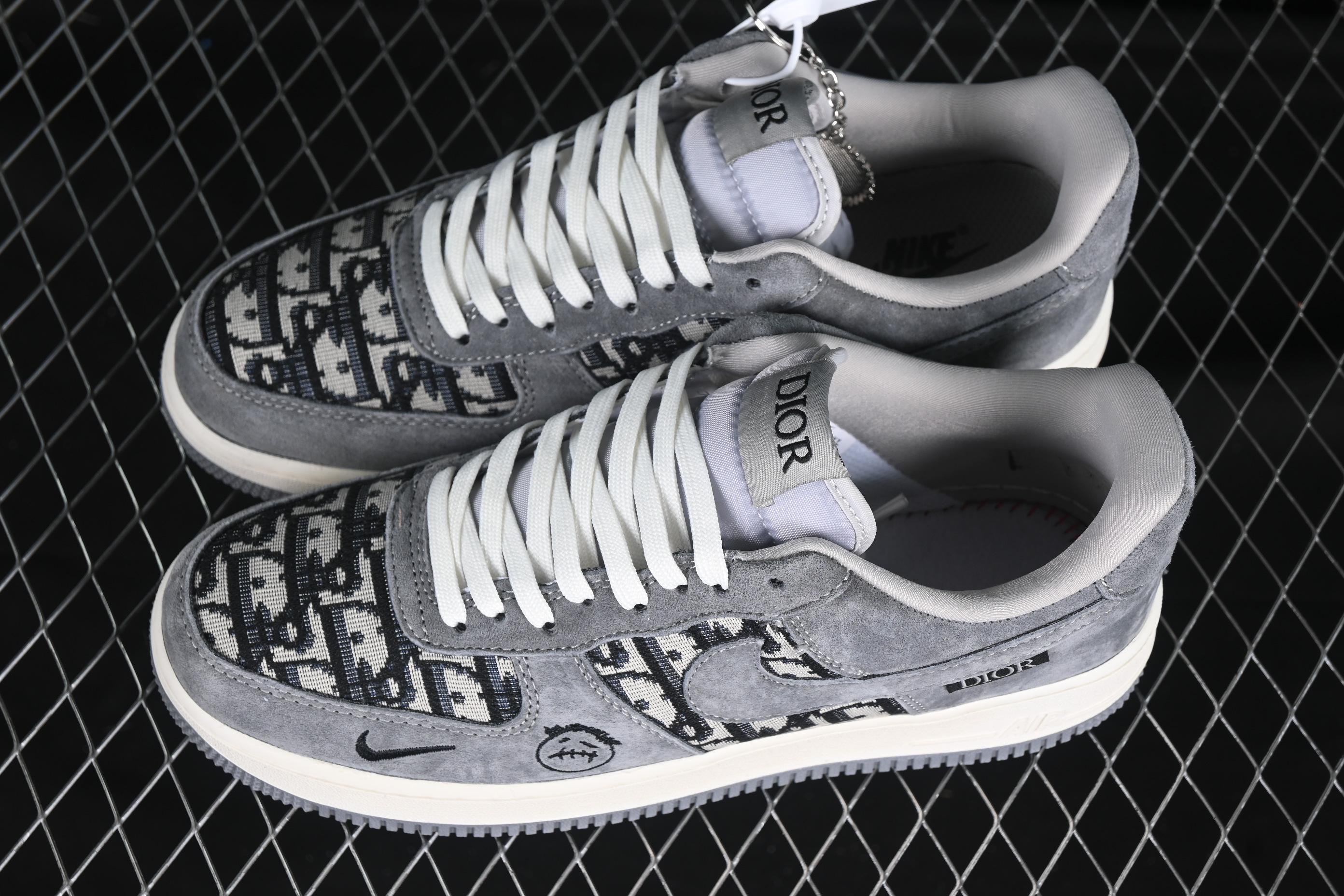 Air Force 1'07 Low Dior Collaboration Grey Knitted Ghost Face KK1988-056 36-45
