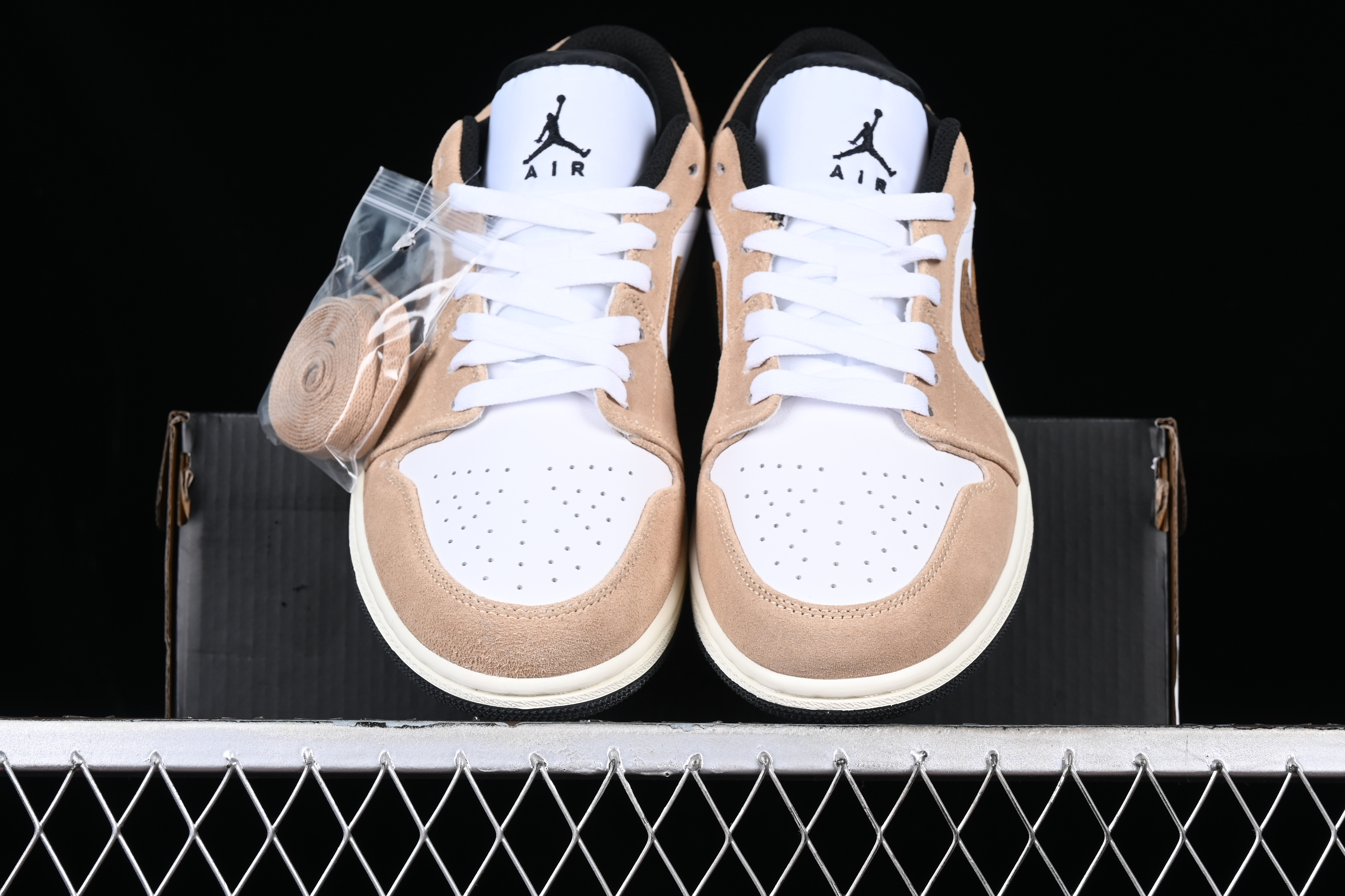 AJ1 White yellow burst crack low-top cultural casual sneakers DZ4130-201 36-46