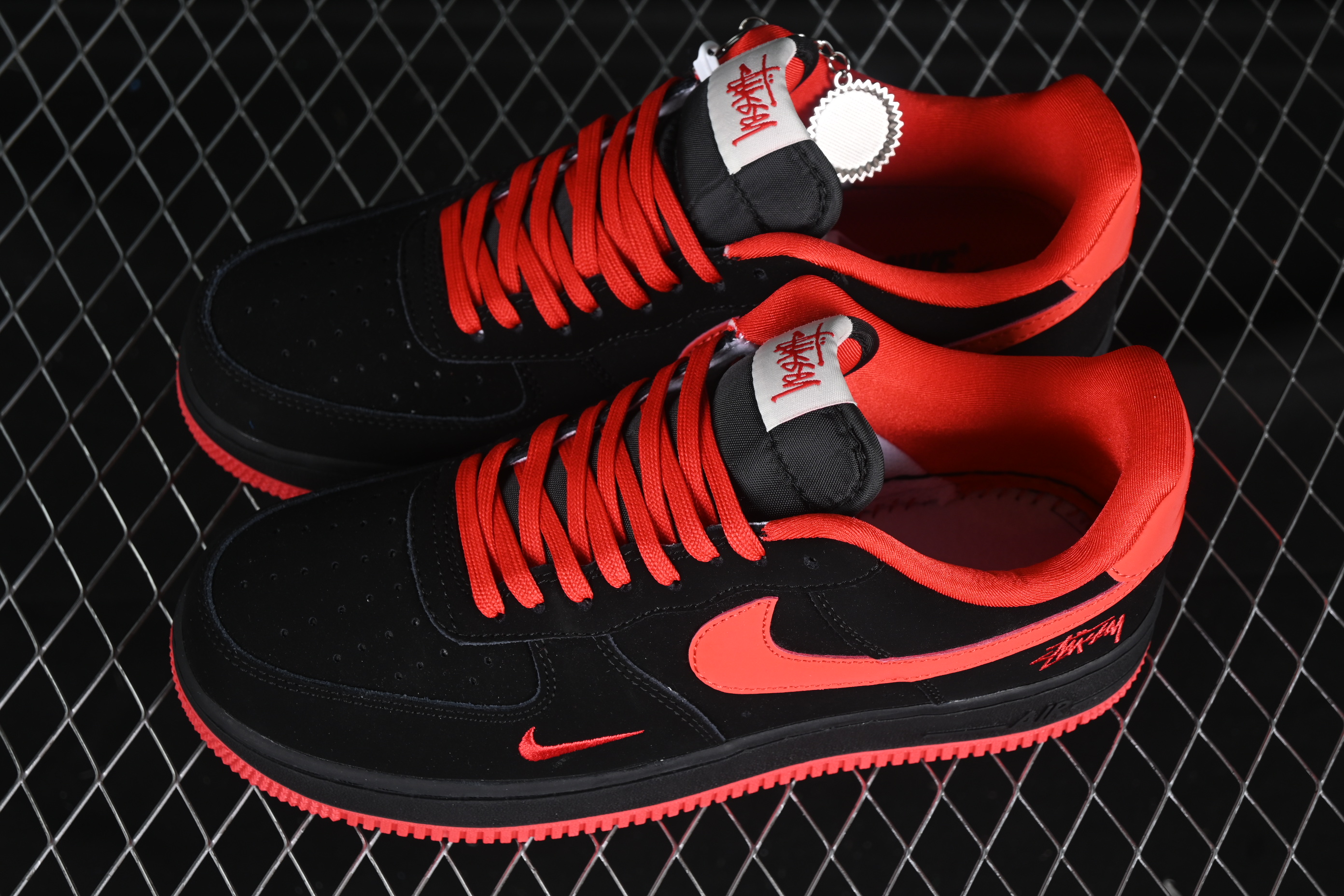 Air Force 1'07 Low Stussy Collaboration Passion Orange DF0188-044 36-45
