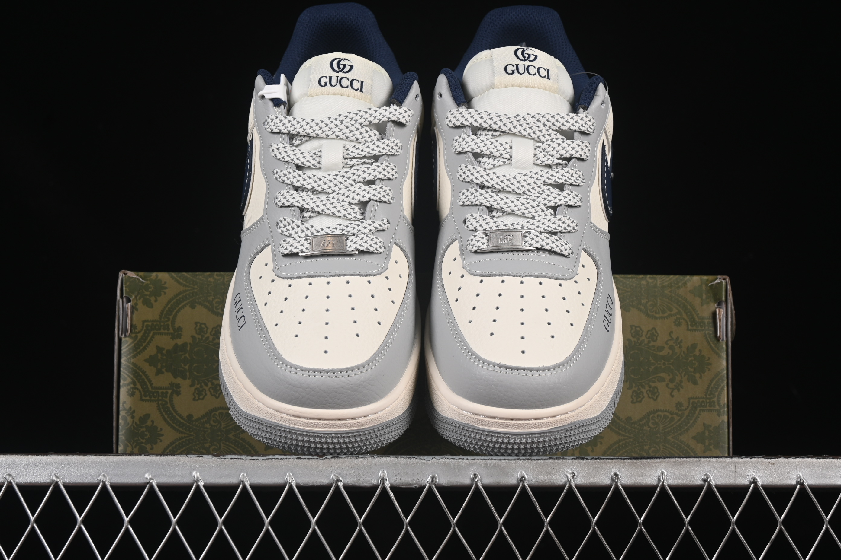 Air Force 1'07 Low Gucci Collaboration Gray-blue Hook XS1958-543 36-45
