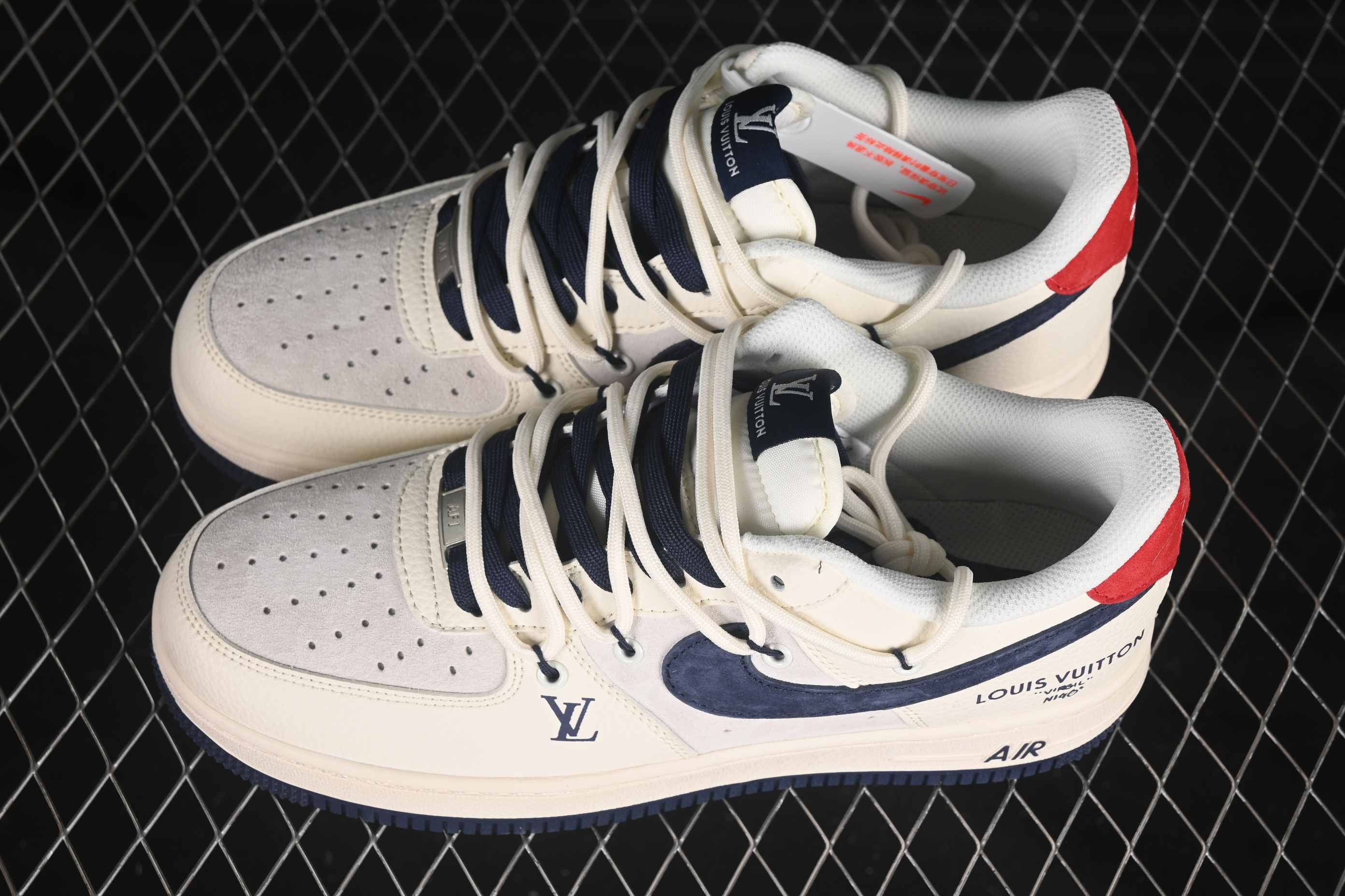 Air Force 1'07 Low LV collaboration Blue Hook drawstring DM6868-083 36-45