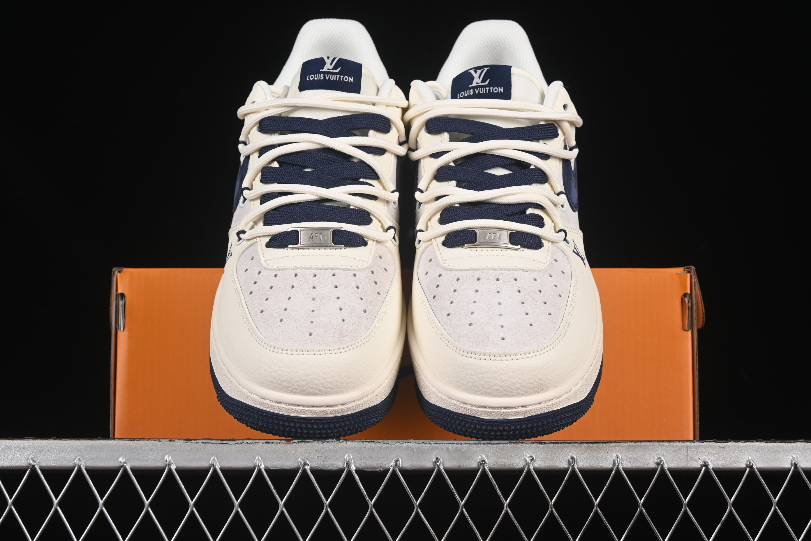 Air Force 1'07 Low LV collaboration Blue Hook drawstring DM6868-083 36-45