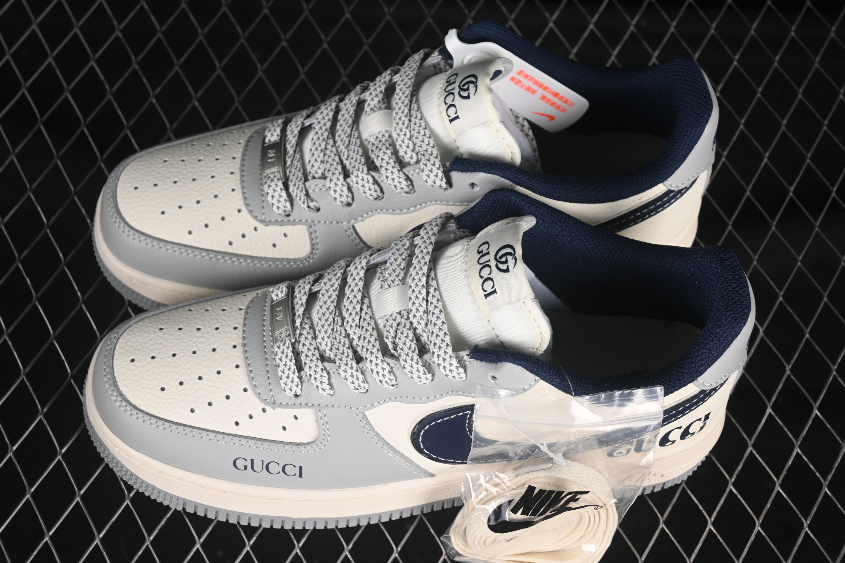 Air Force 1'07 Low Gucci Collaboration Gray-blue Hook XS1958-543 36-45