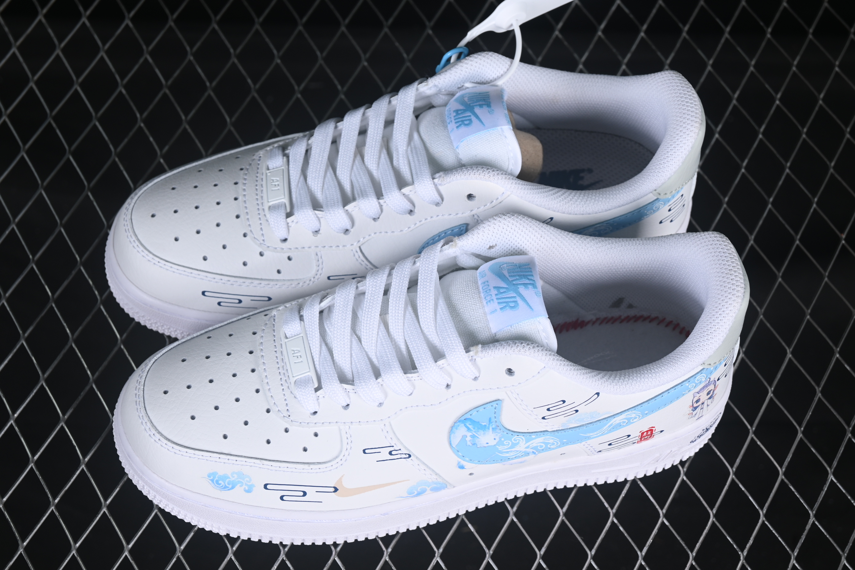 Nk Air Force 1'07 Low 2D Hand-drawn Graffiti Spirit Bead Ao Bing HF0022-010 36-45
