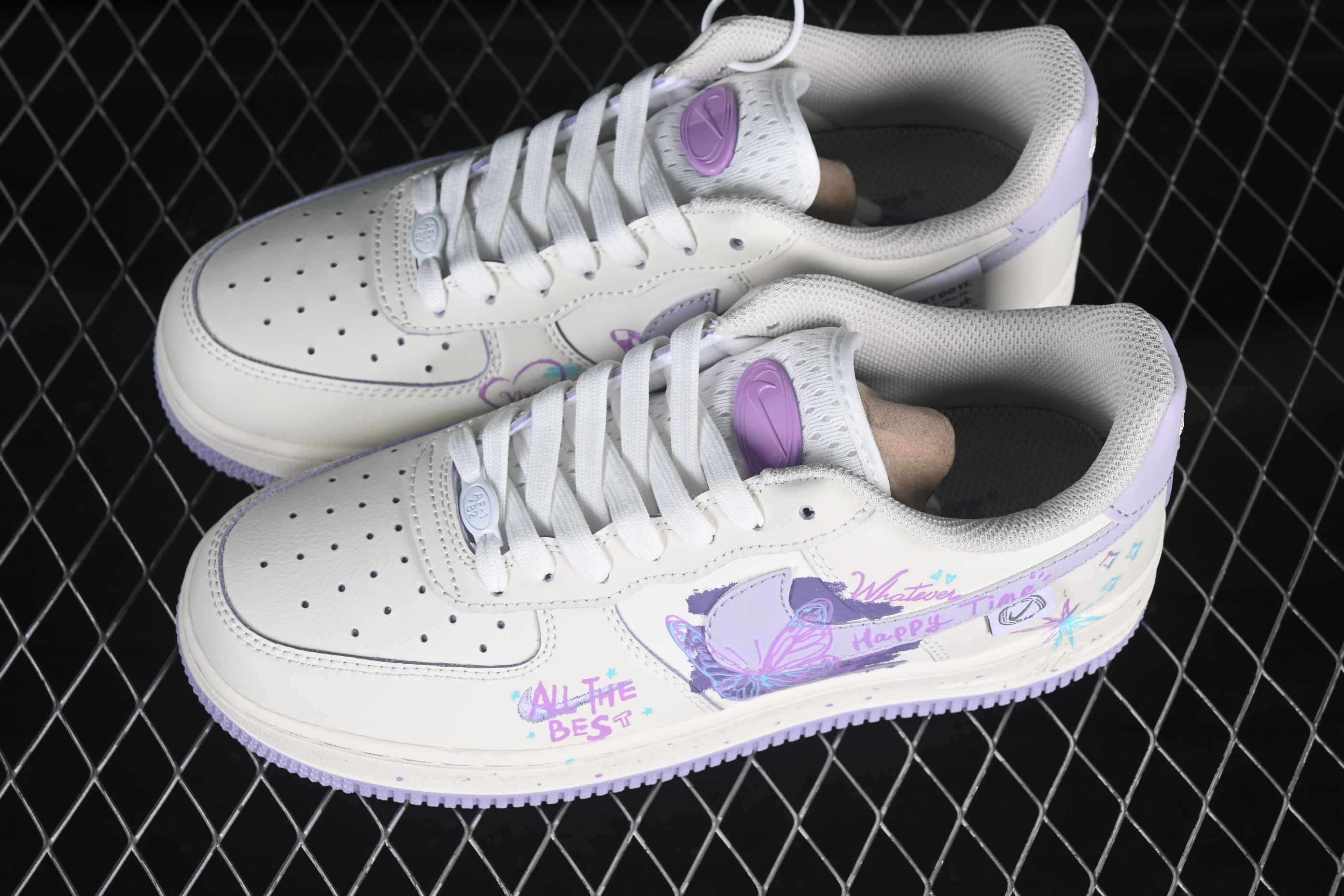 Nk Air Force 1'07 Low Purple Butterfly Purple Butterfly Air Force One FB1839-213 36-45