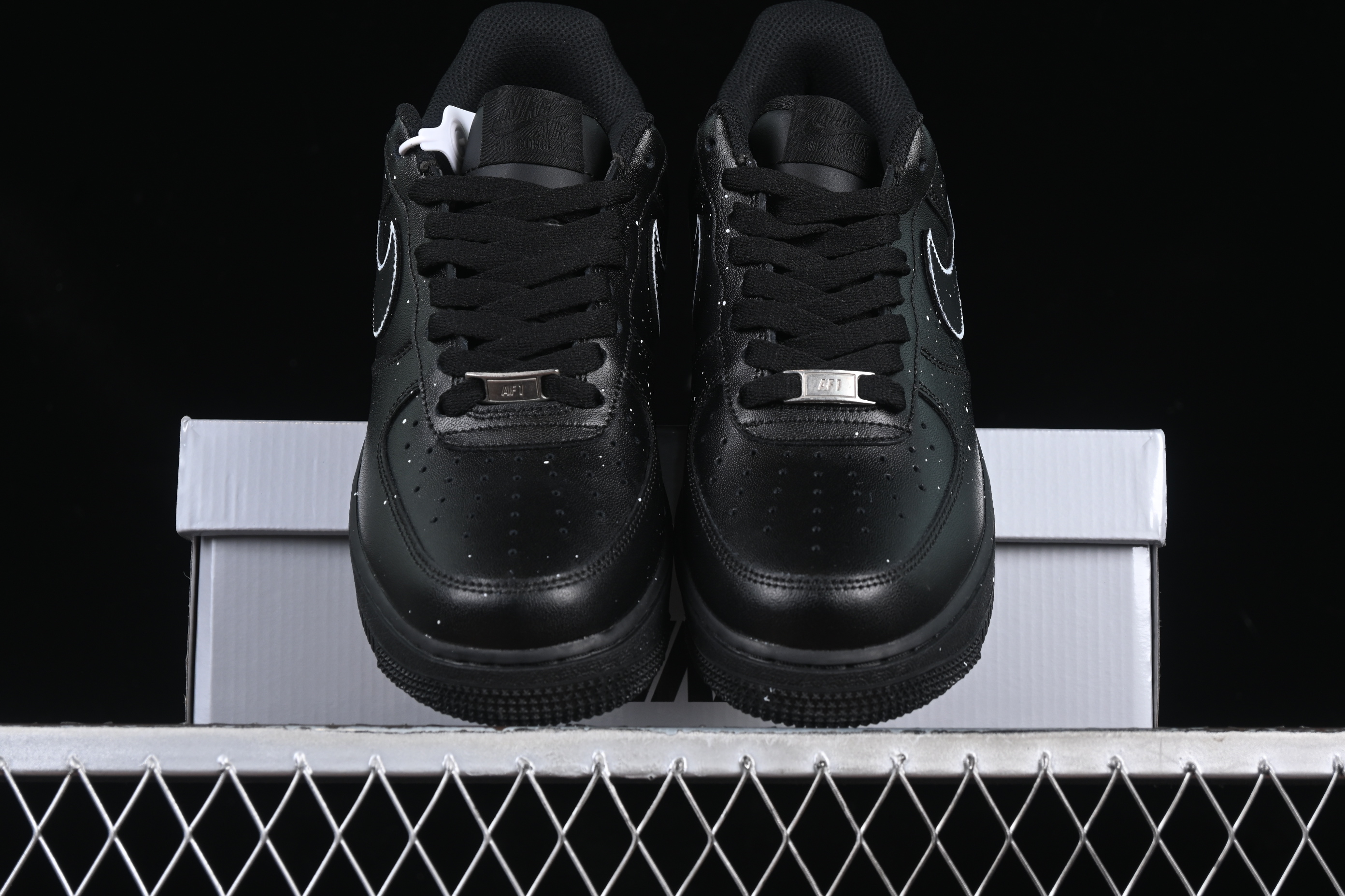 Nk Air Force 1'07 Low 2D Theme Black and White Ink Splashing CK0316-059 36-45