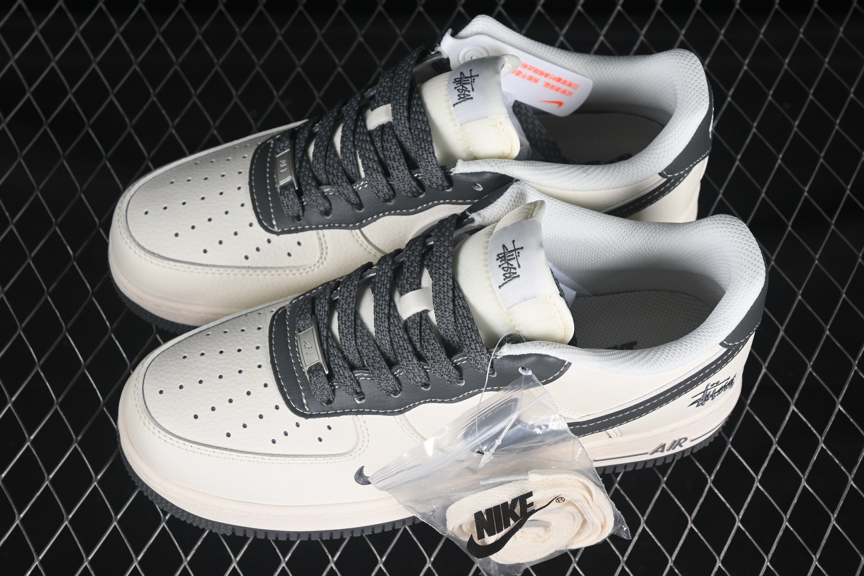 Nk Air Force 1'07 Low Stuxi Co-branded granite Lime XZ6188-226 36-45
