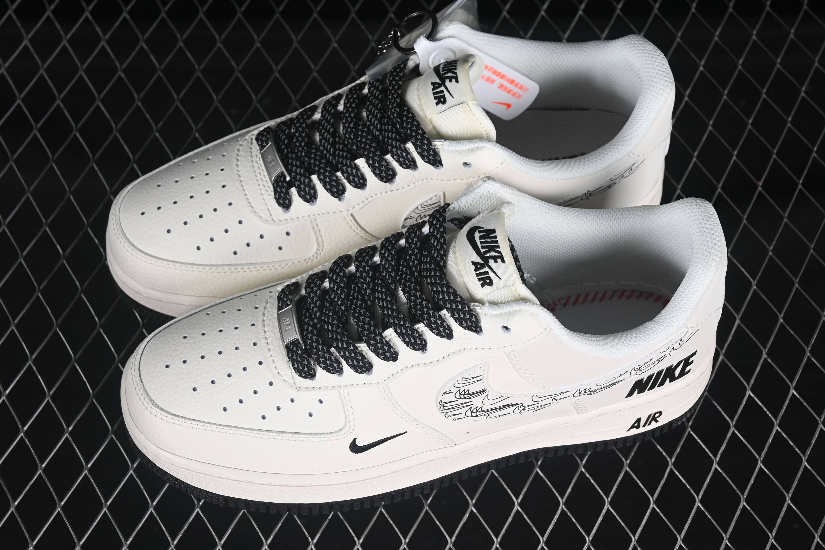 Nk Air Force 1'07 Low NIKE collaboration Mi Black Multi Little Hook HH7518-046 36-45