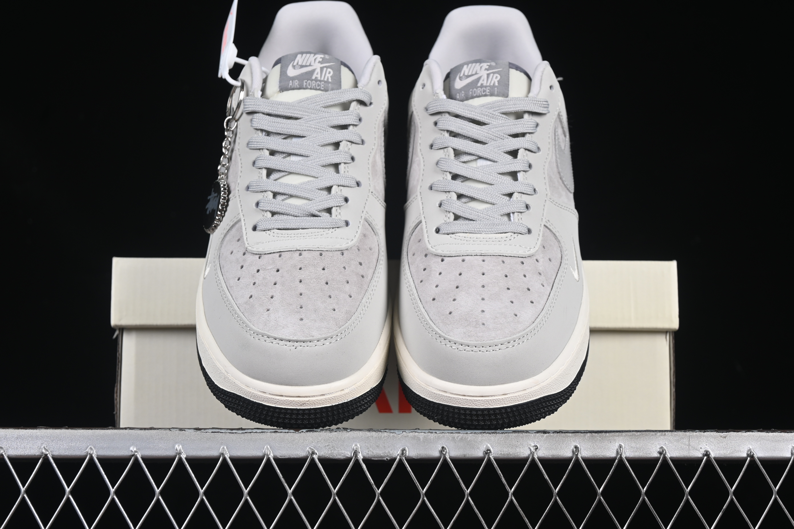 Nk Air Force 1'07 Low Stussy collaboration Star River Grey KK1988-055 36-45