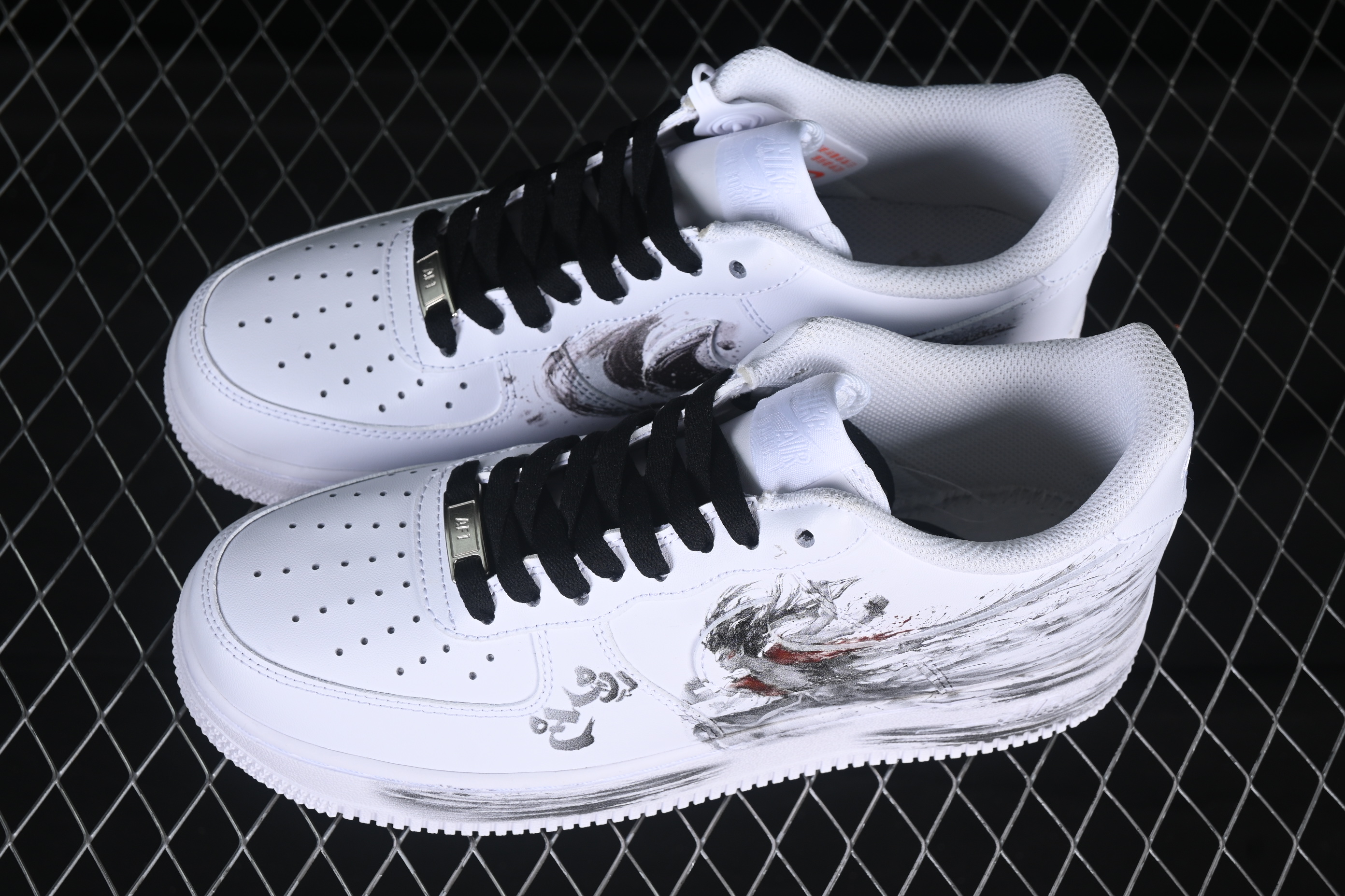 Nk Air Force 1'07 Low Chinese Style Ink Splashing - Nezha's Disturbance in the Sea ZH0316-062 36-45