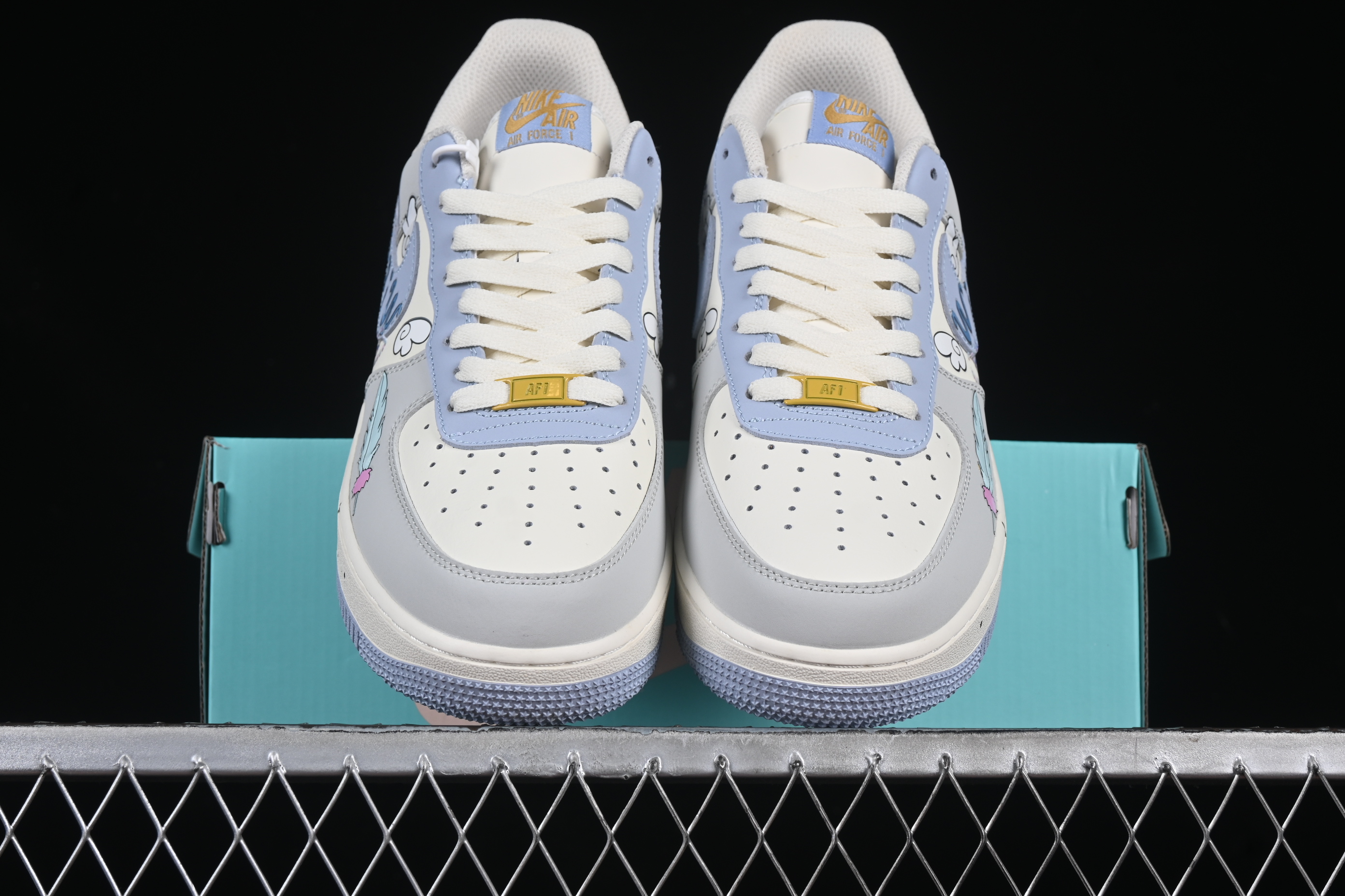 Nk Air Force 1'07 Low Cherub 2D Hand-drawn Graffiti Little Angel DB3301-711 36-45