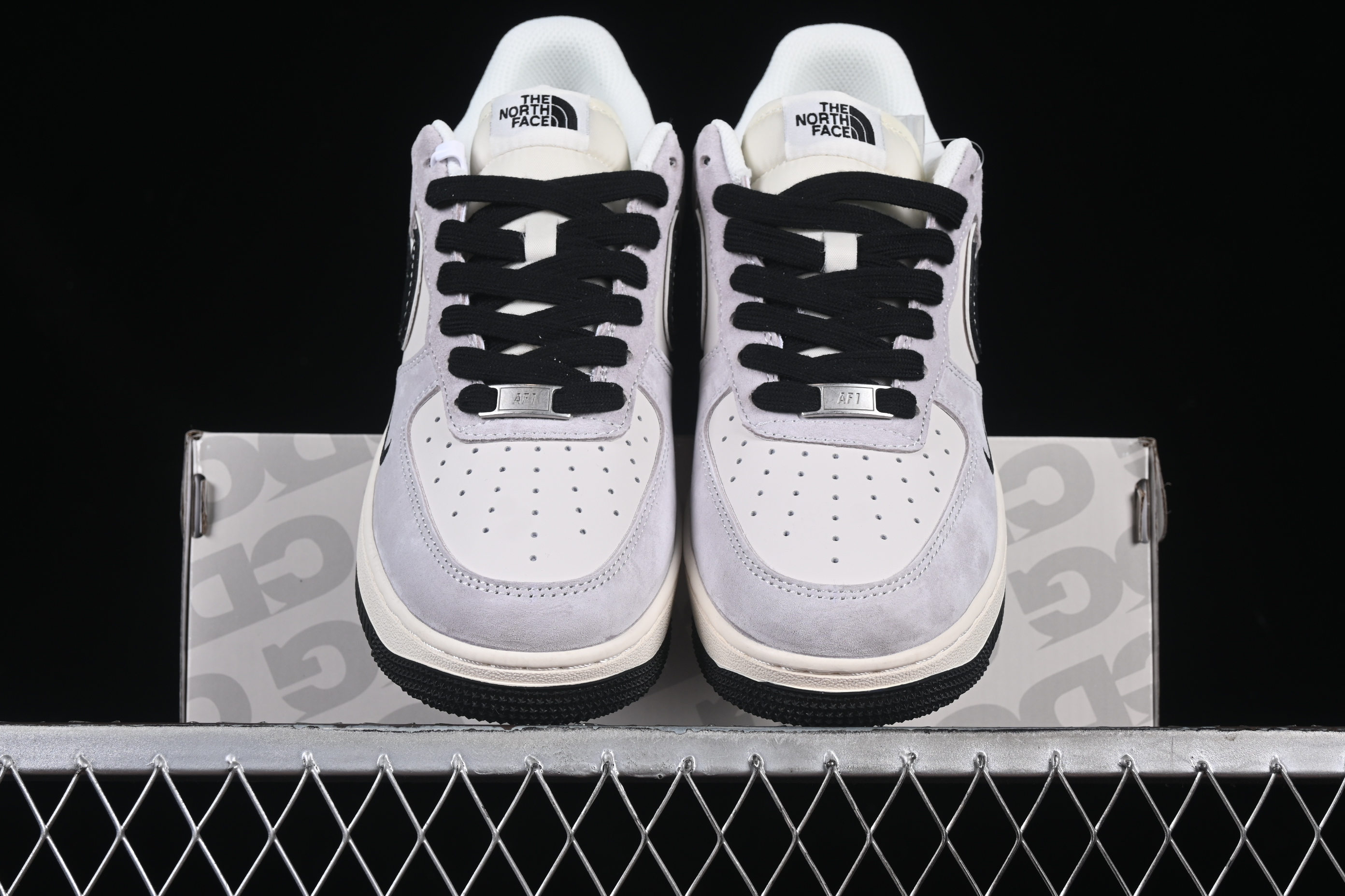 Nk Air Force 1'07 Low North Side Collaboration Beige Carbon Black Hook XZ6188-916 36-45